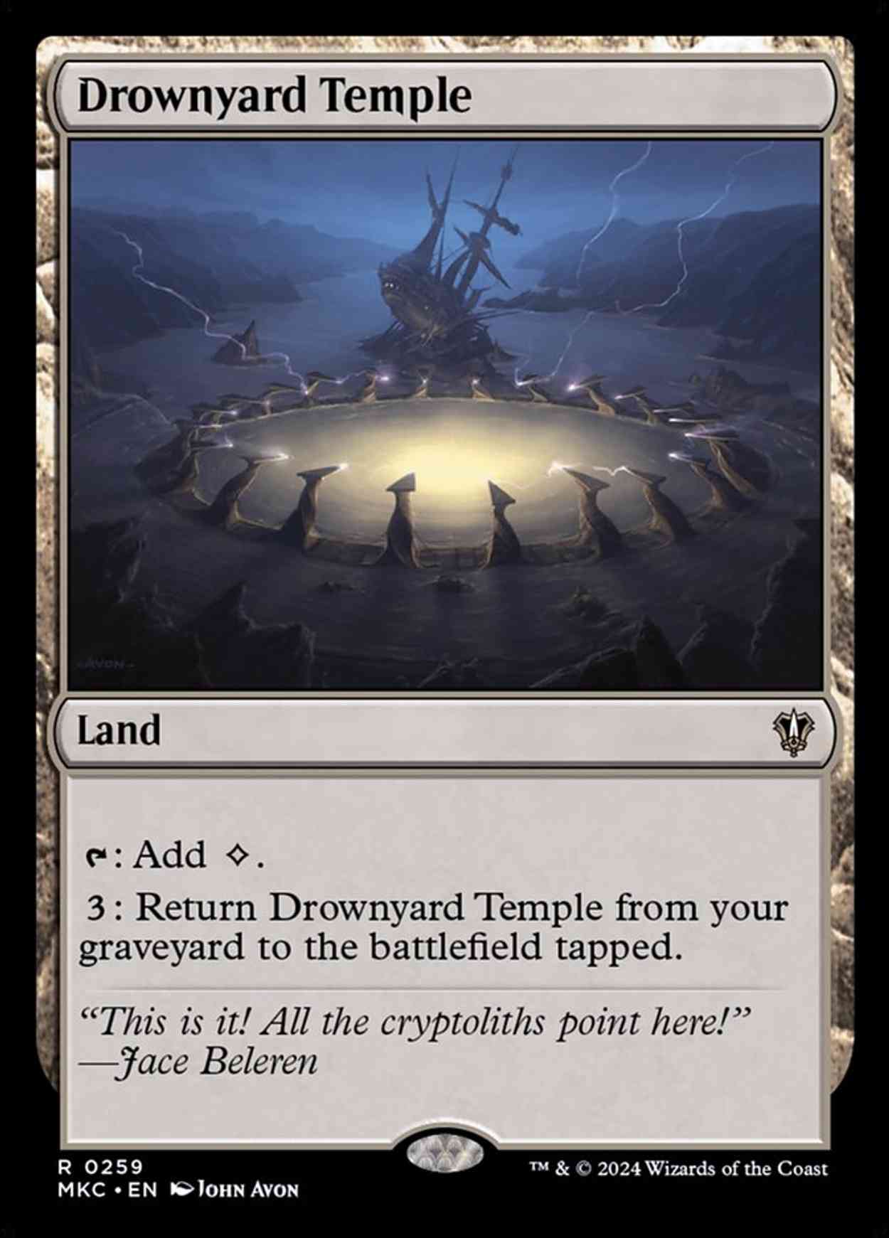 Drownyard Temple magic card front