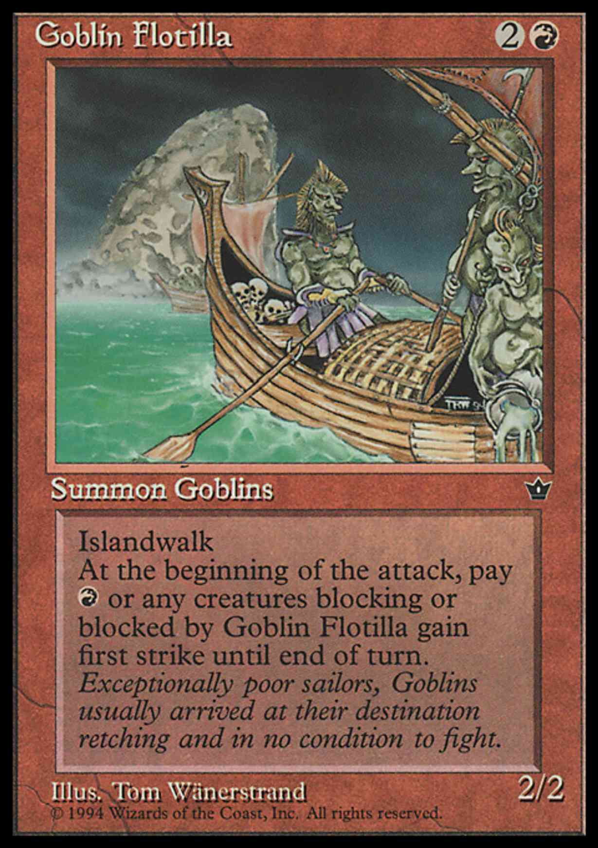 Goblin Flotilla magic card front