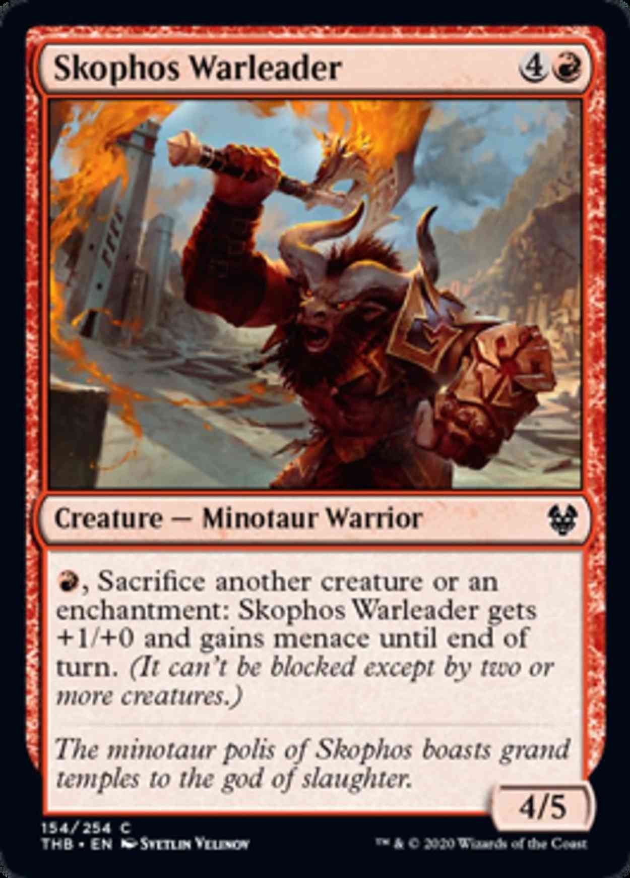 Skophos Warleader magic card front