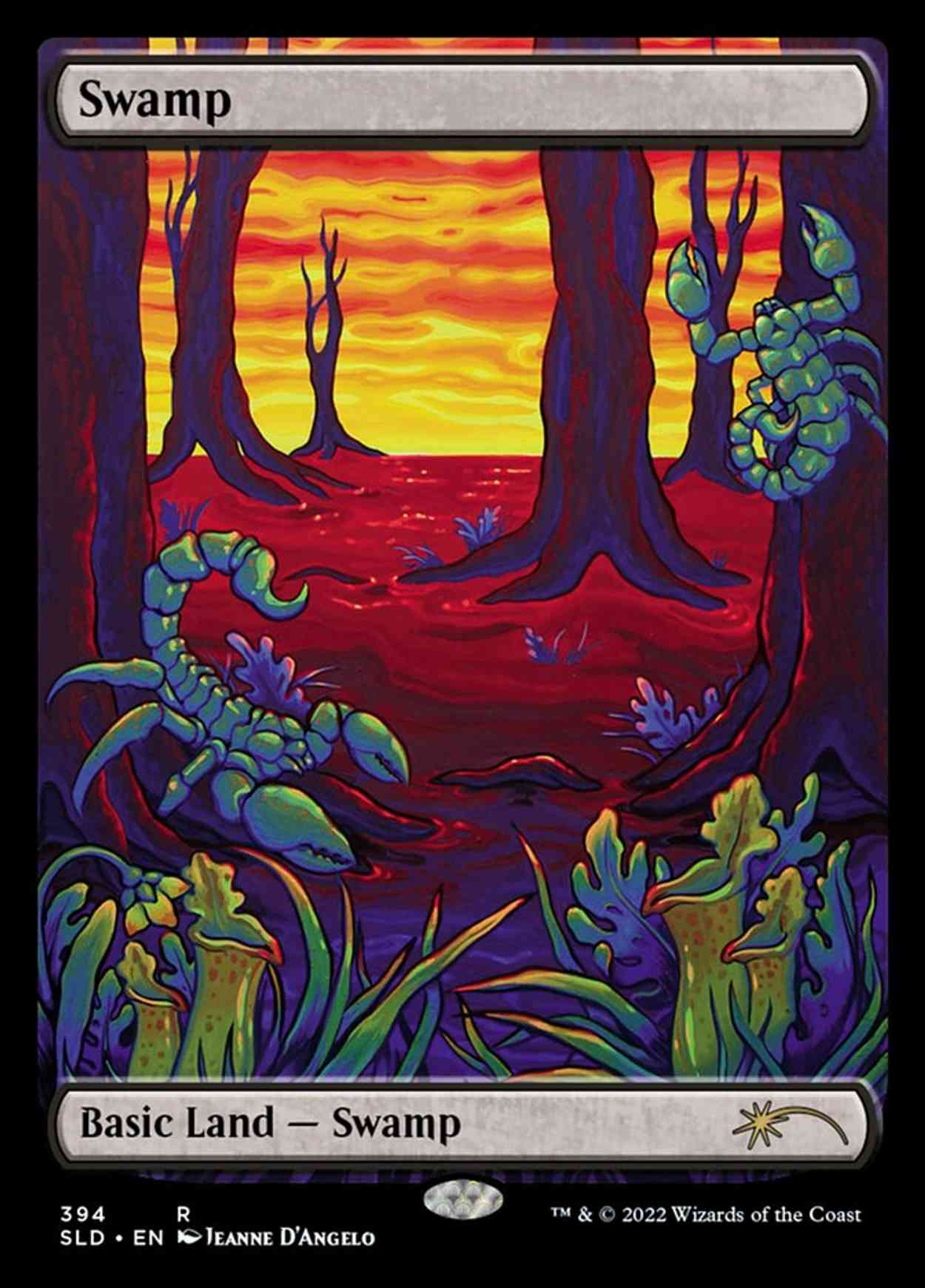 Swamp (394) magic card front