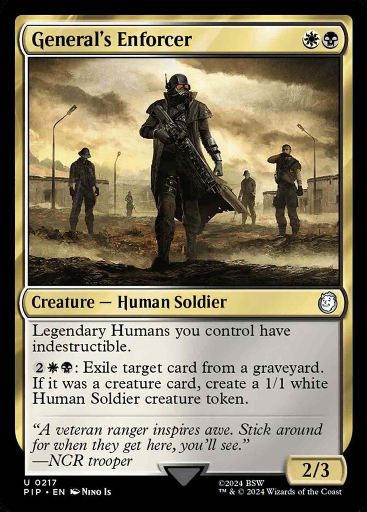 General's Enforcer magic card front