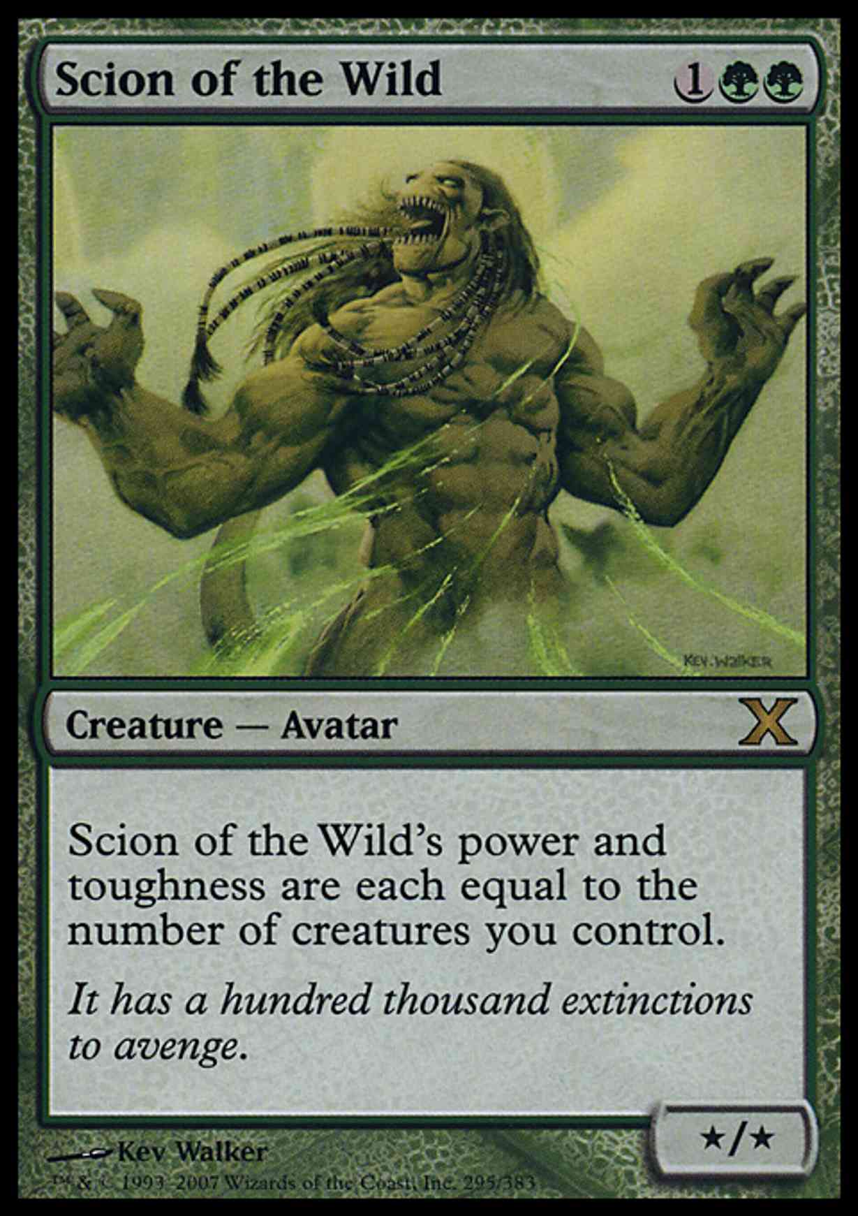 Scion of the Wild magic card front