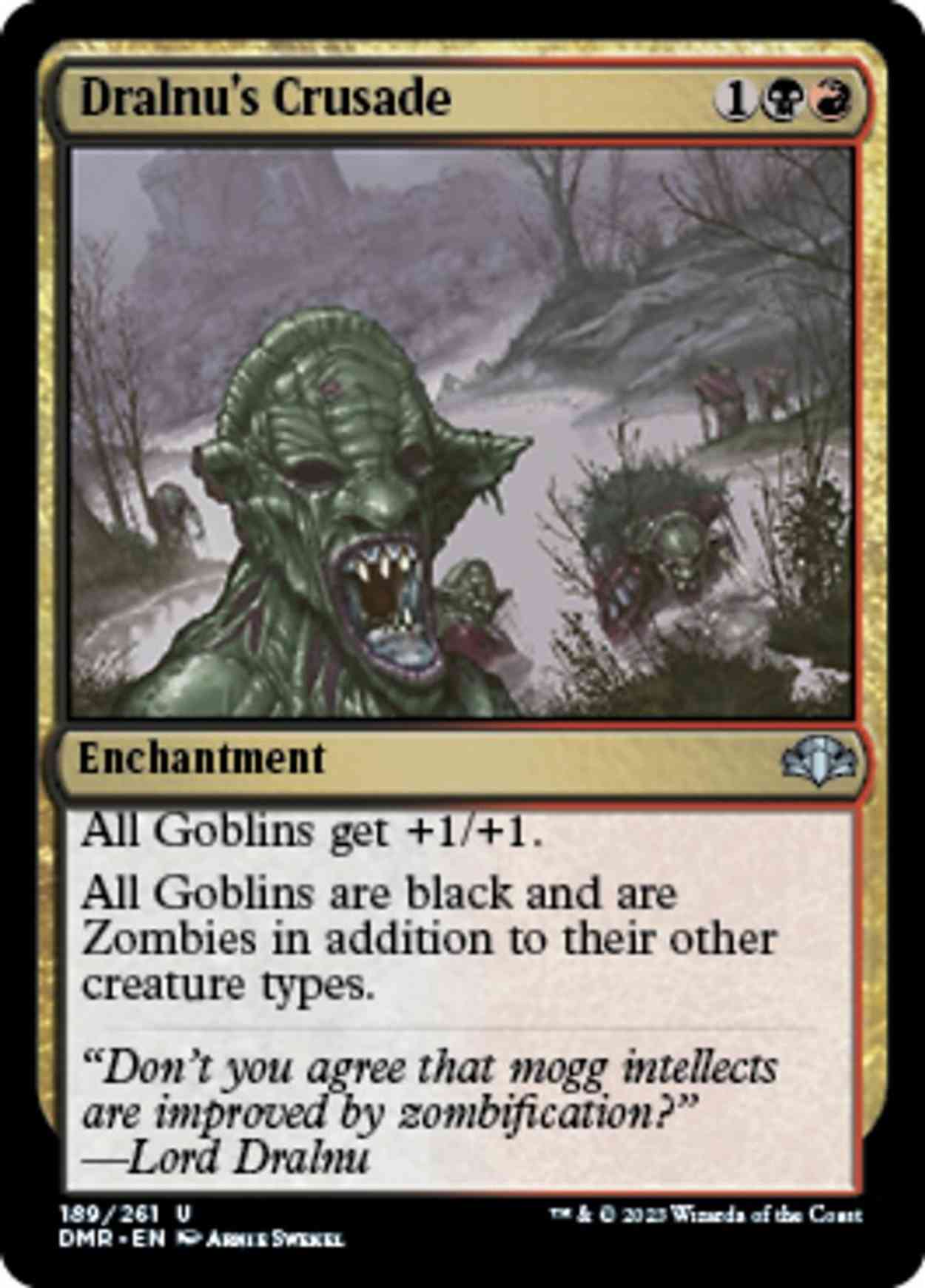 Dralnu's Crusade Price from mtg Dominaria Remastered