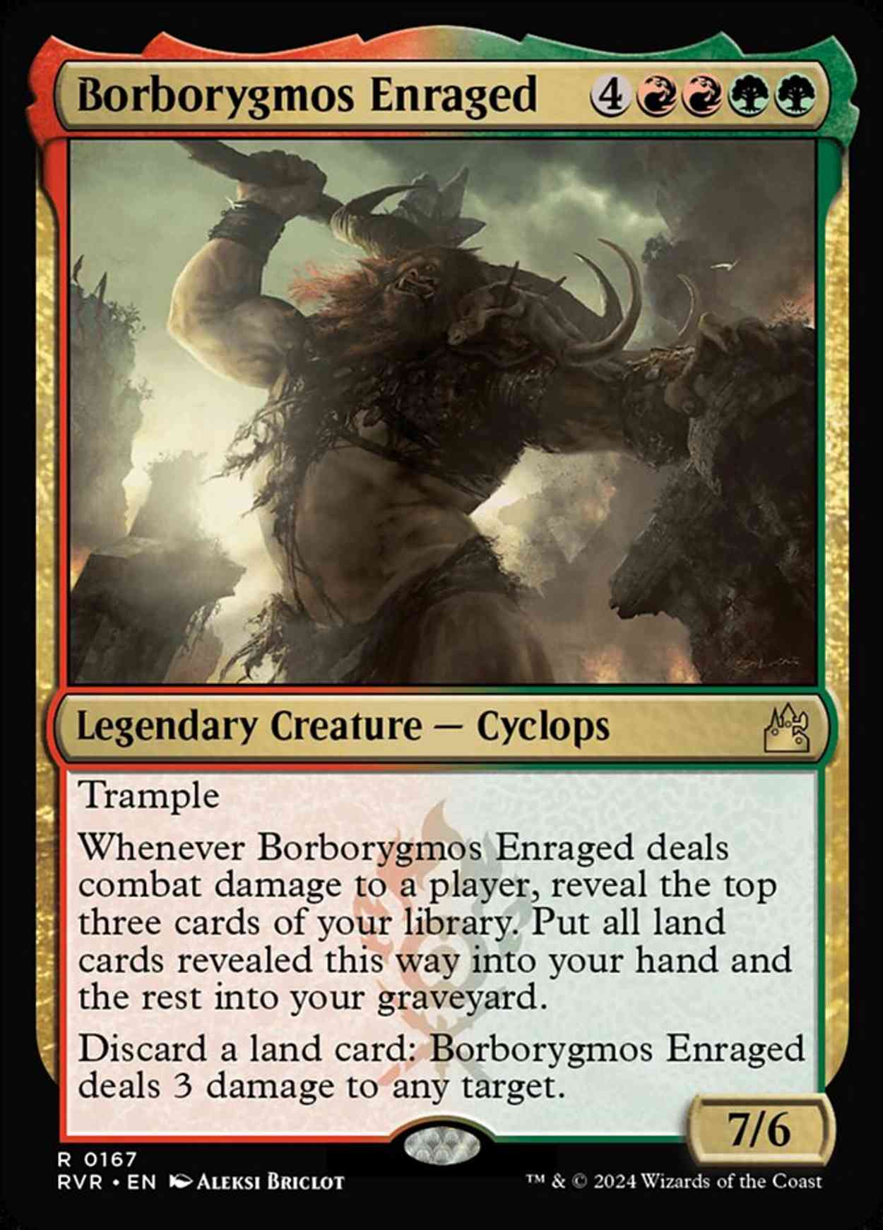 Borborygmos Enraged magic card front