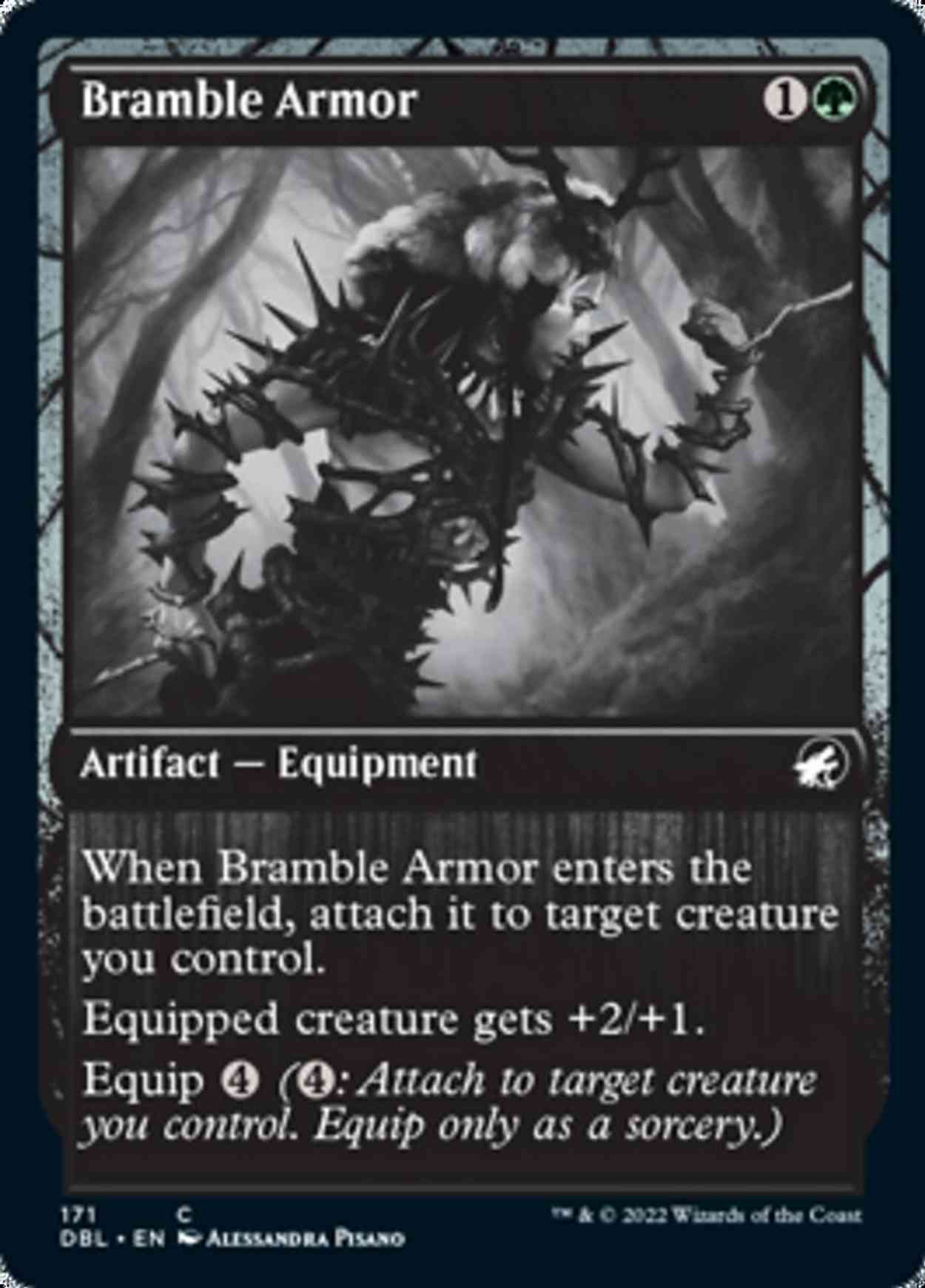 Bramble Armor (171) magic card front