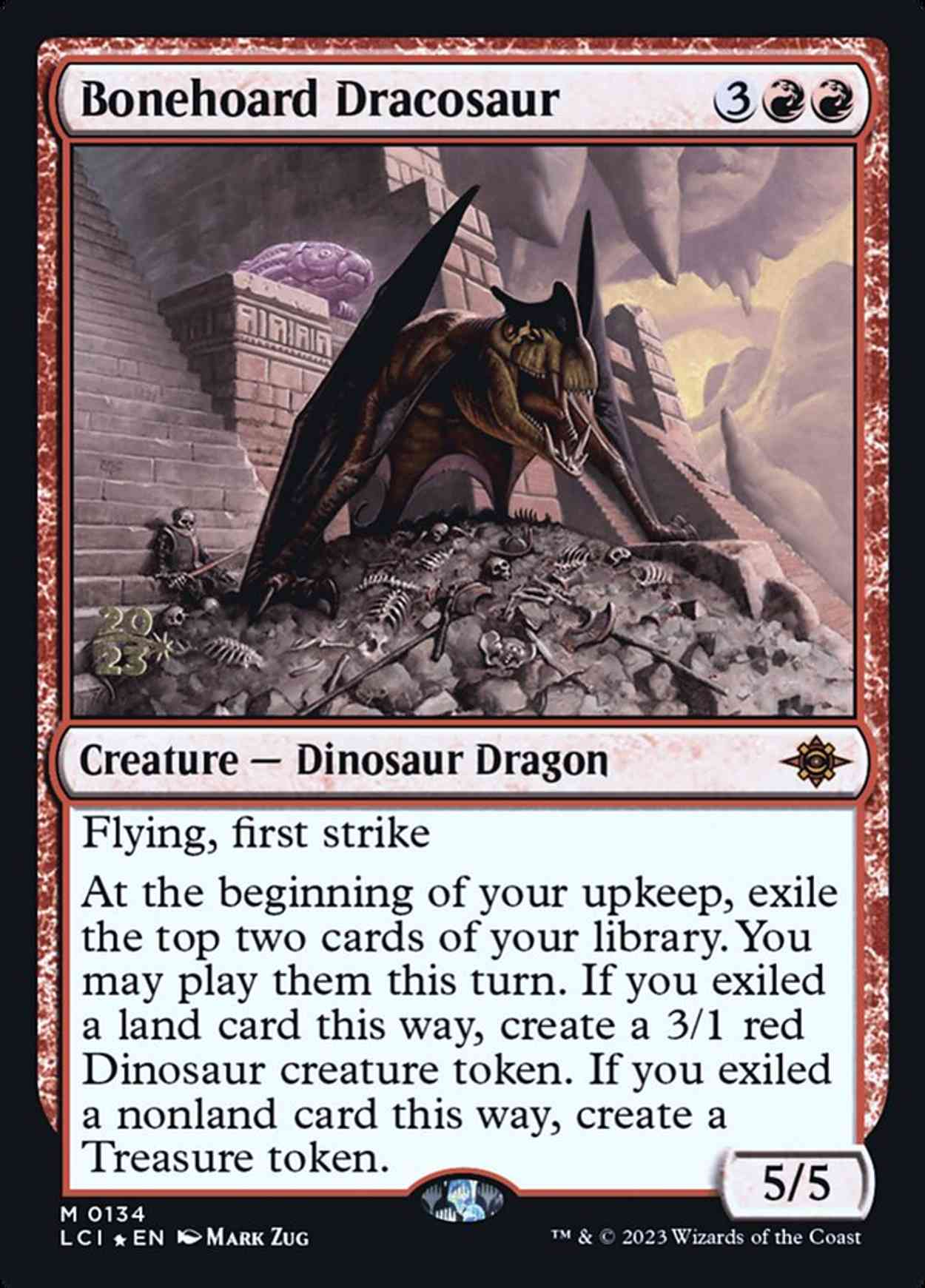 Bonehoard Dracosaur magic card front