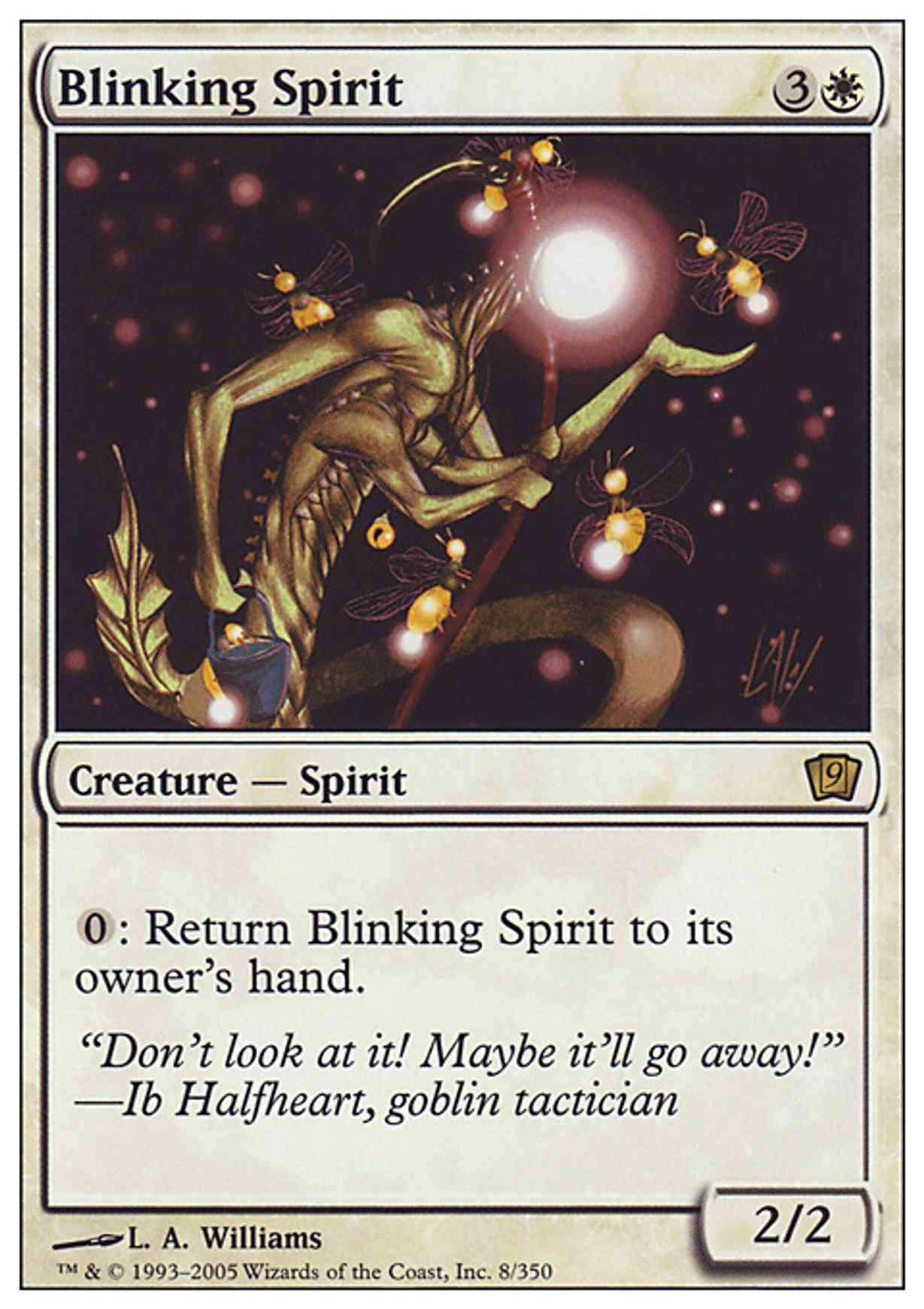 Blinking Spirit magic card front