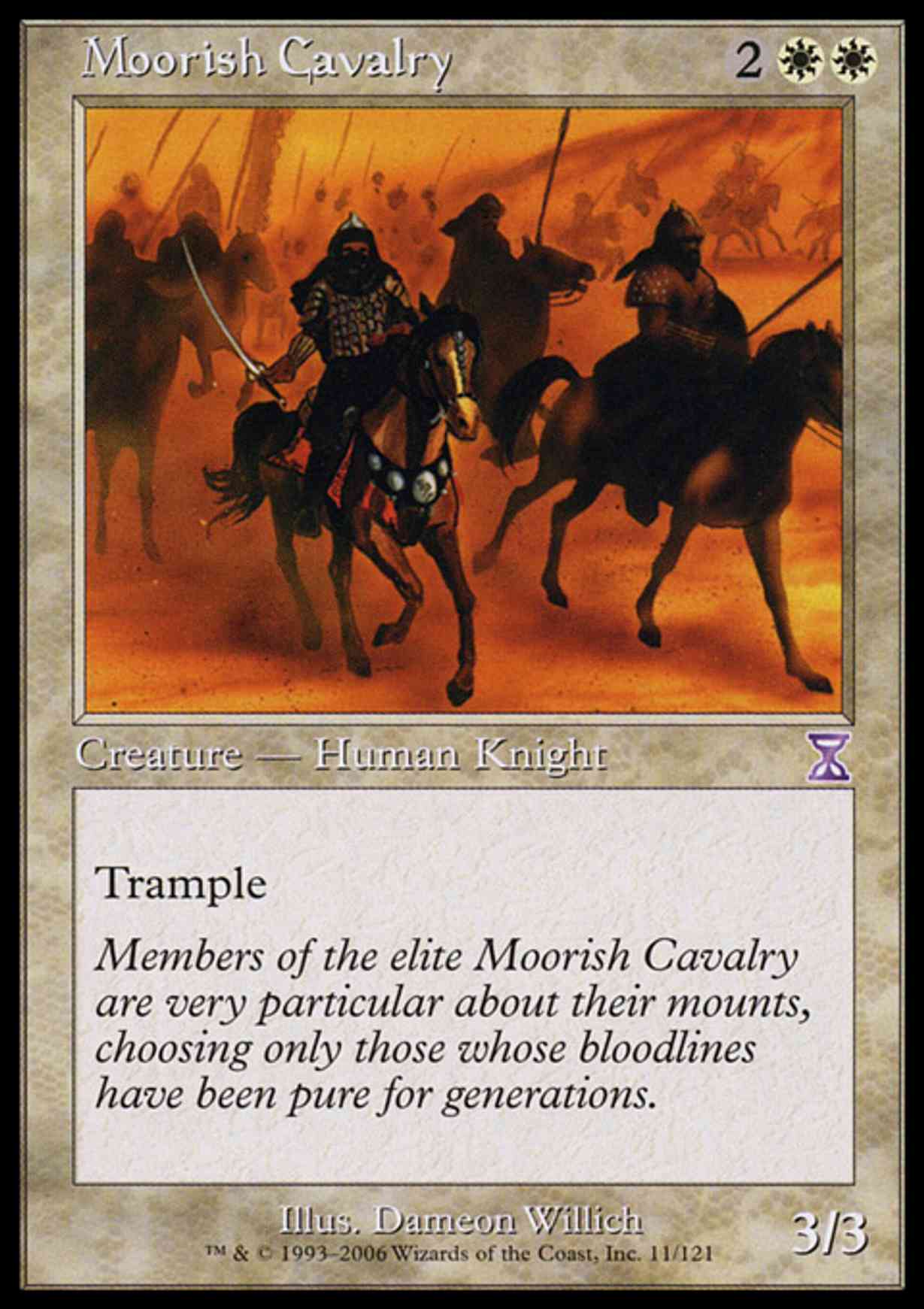 Moorish Cavalry magic card front