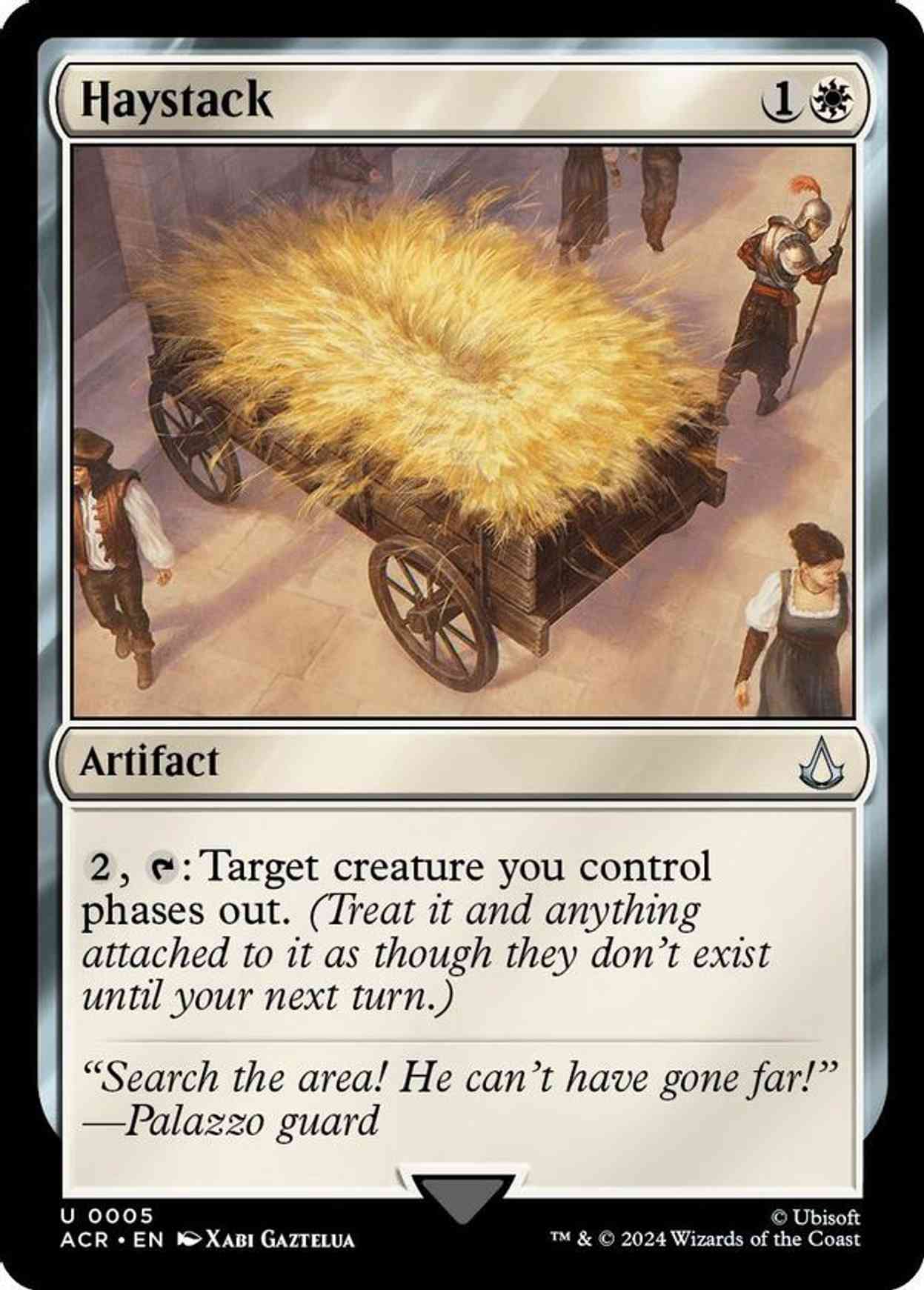 Haystack magic card front