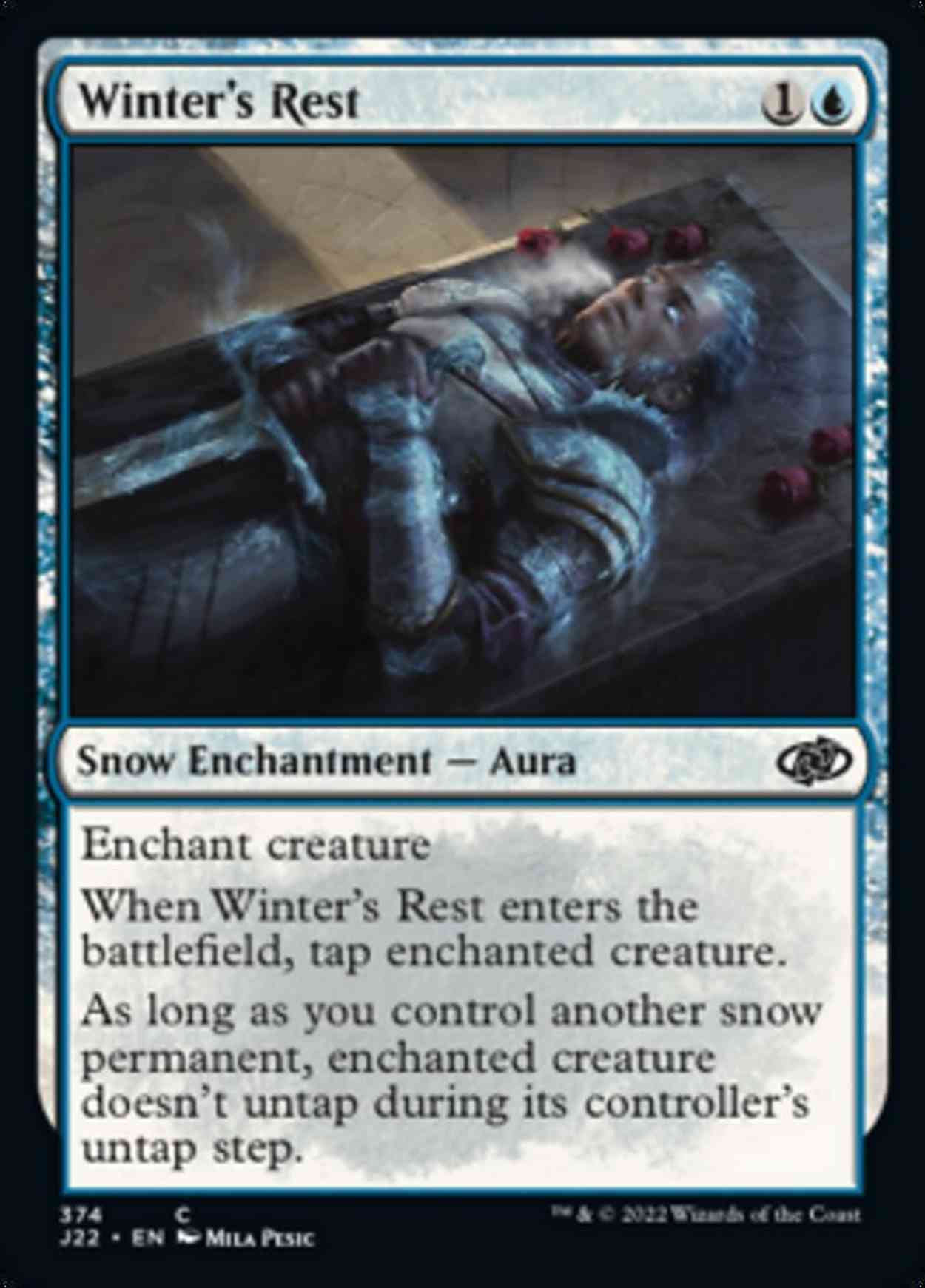 Winter's Rest magic card front
