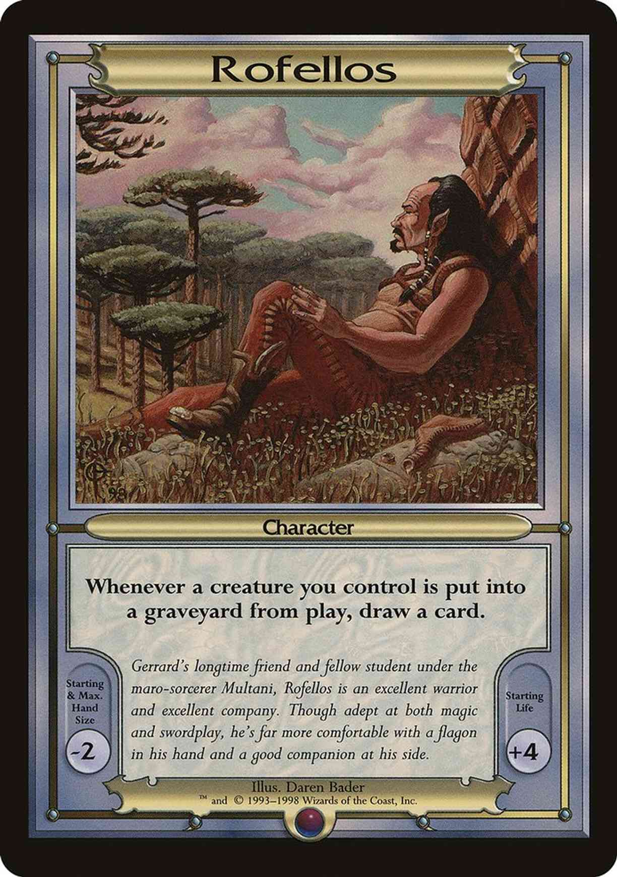Rofellos (Oversize) magic card front