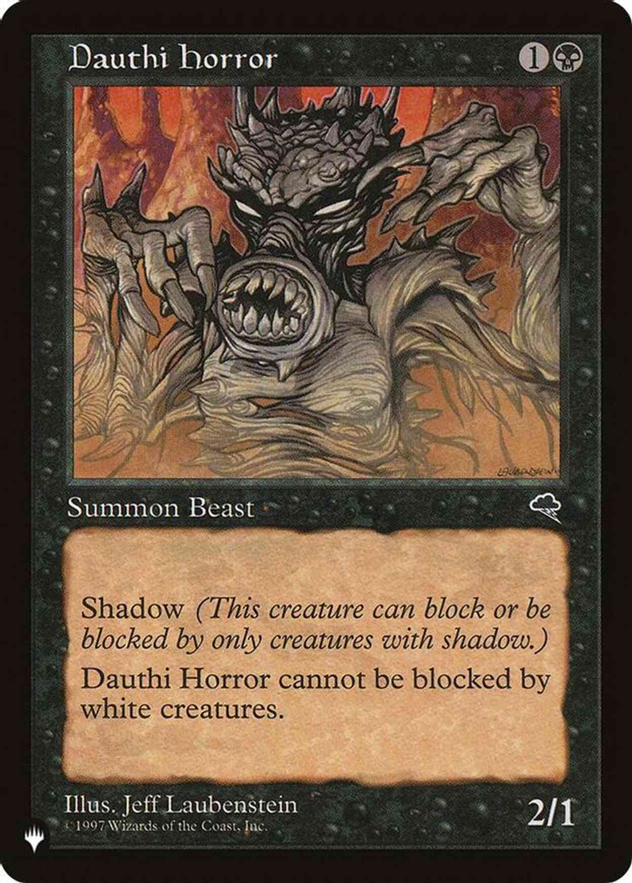 Dauthi Horror magic card front