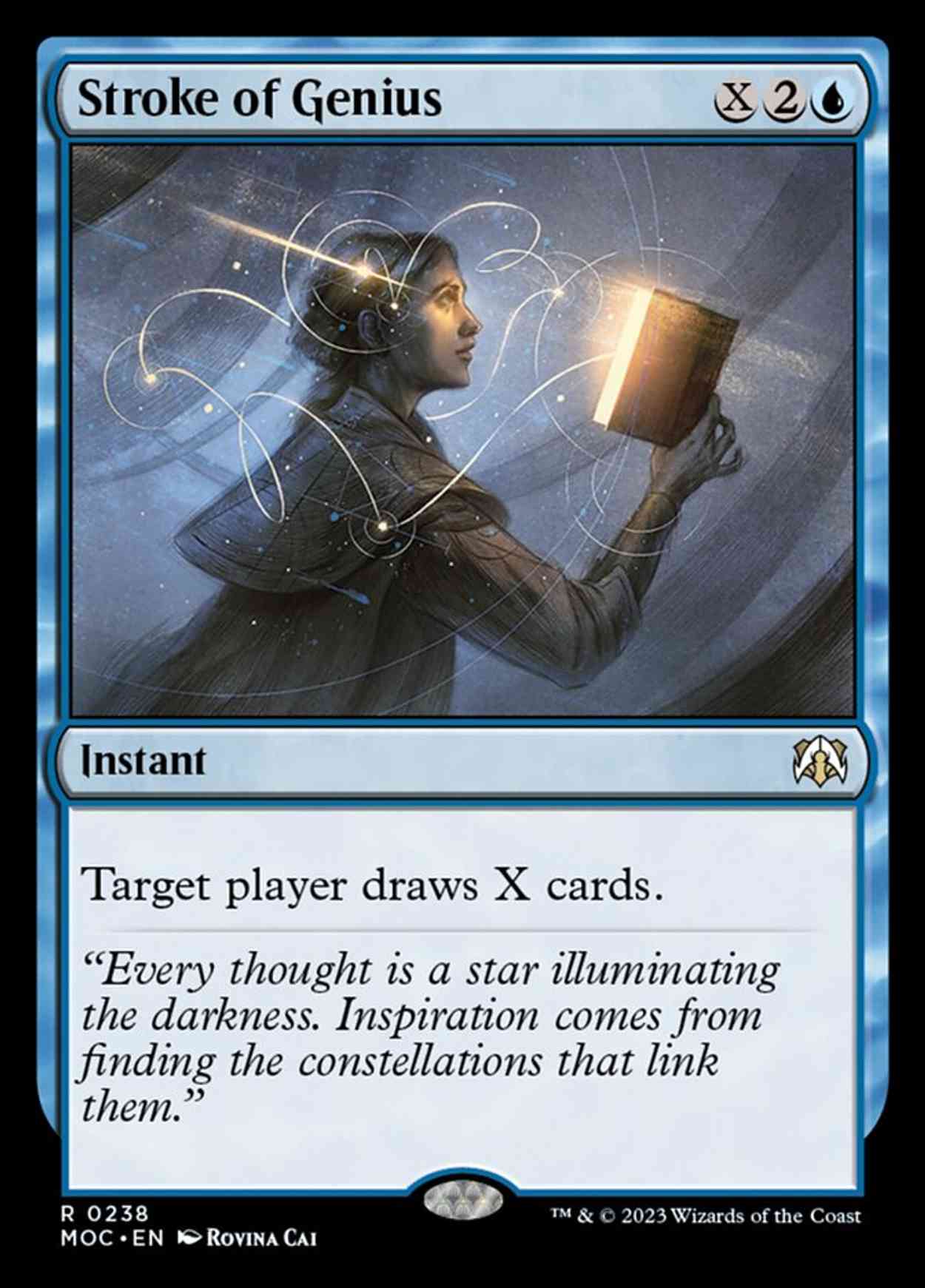 Stroke of Genius magic card front