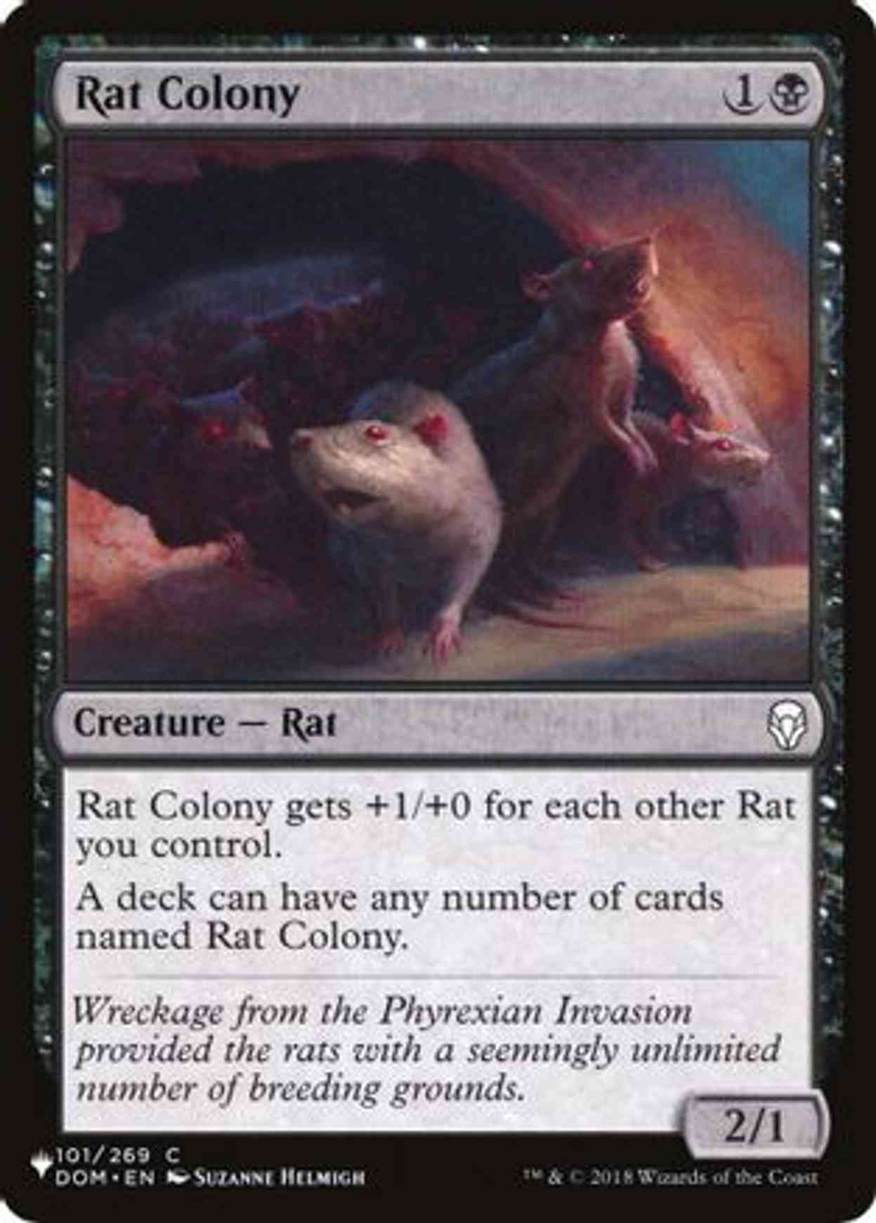 Rat Colony magic card front