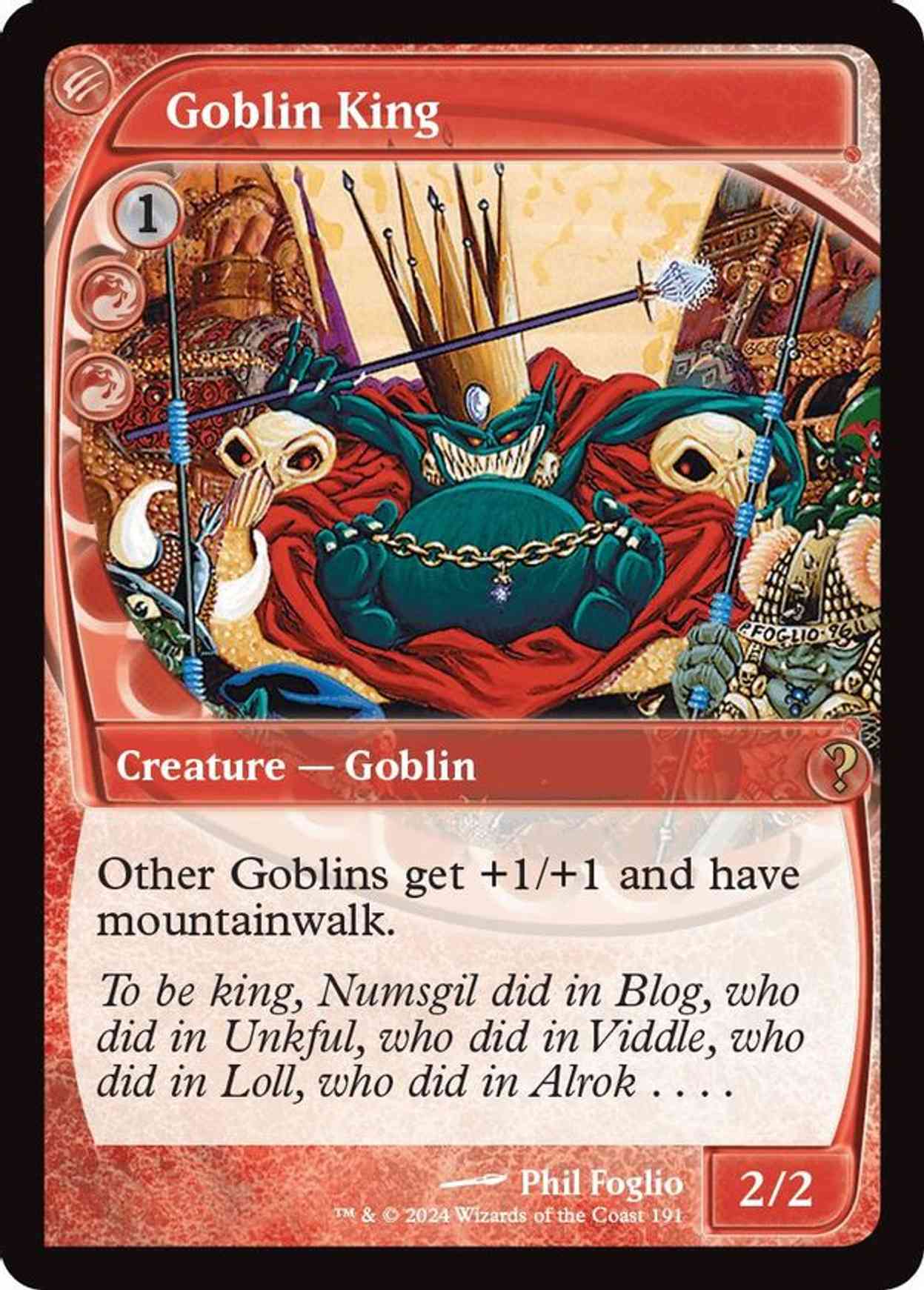 Goblin King (Future Sight) magic card front