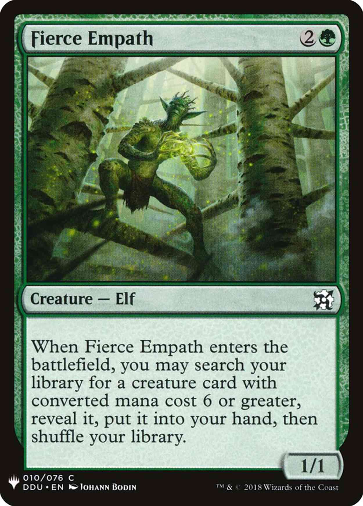 Fierce Empath magic card front