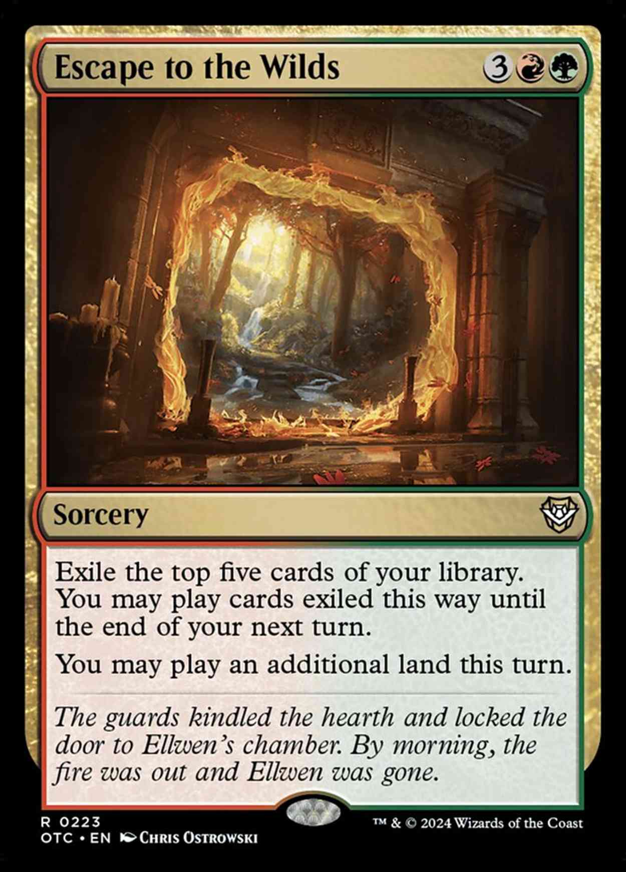 Escape to the Wilds magic card front