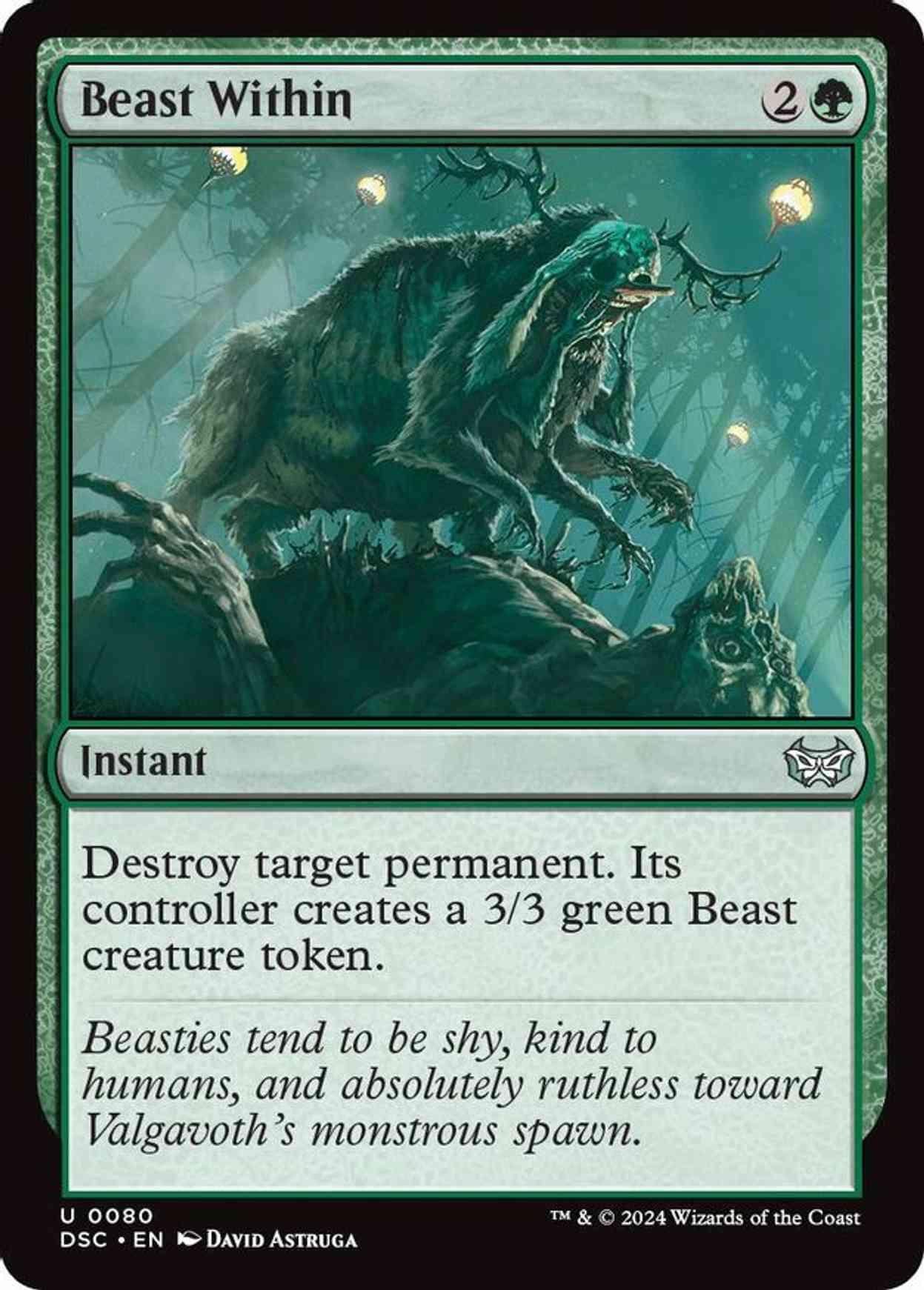 Beast Within magic card front