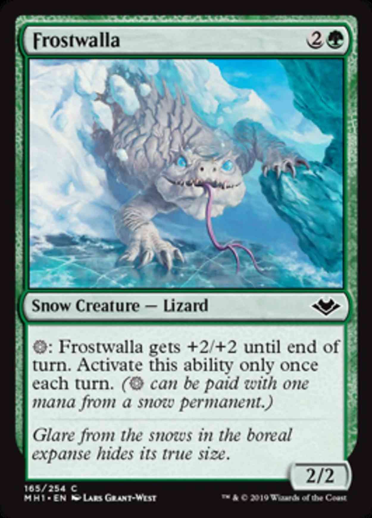 Frostwalla magic card front
