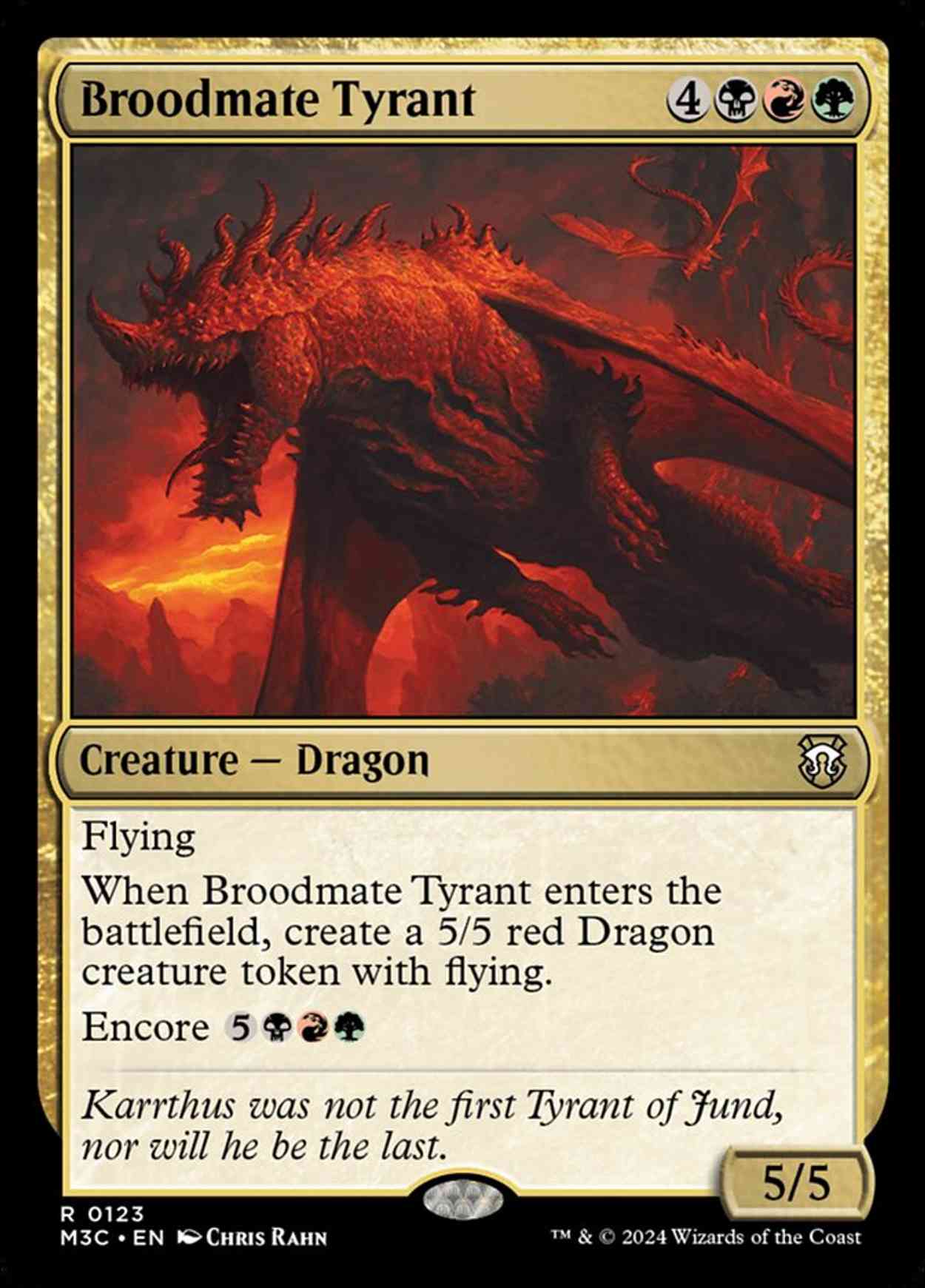 Broodmate Tyrant magic card front