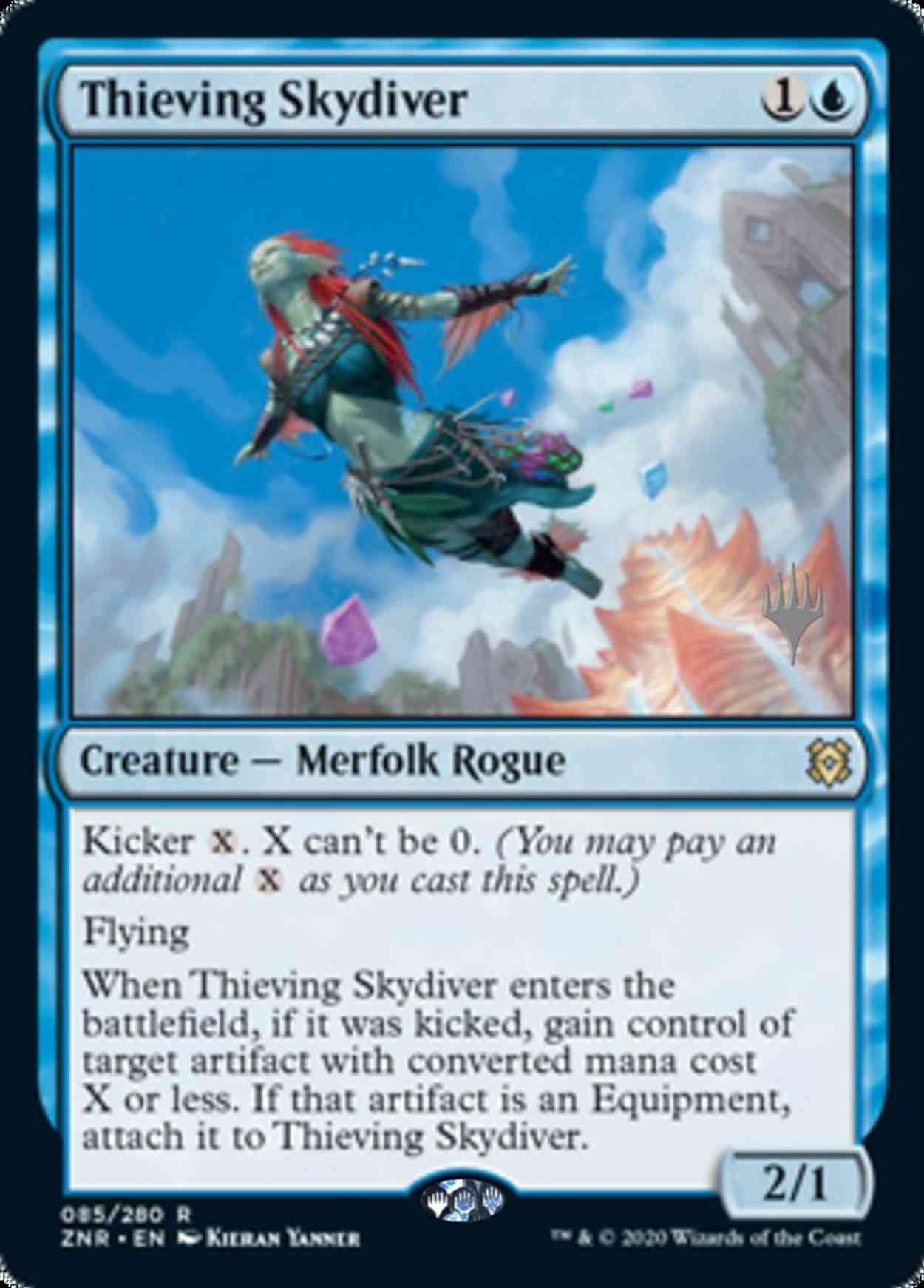 Thieving Skydiver magic card front