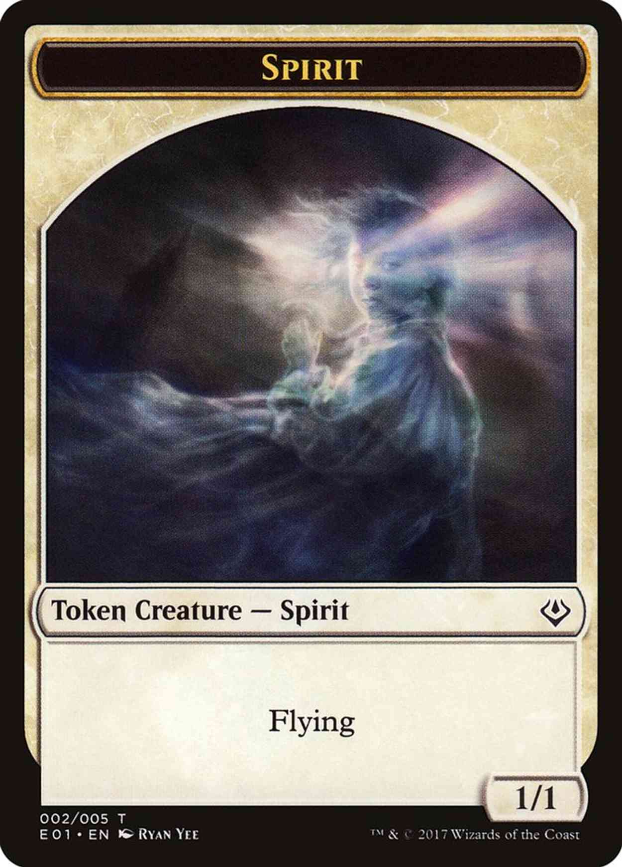 Spirit // Soldier Double-sided Token magic card front