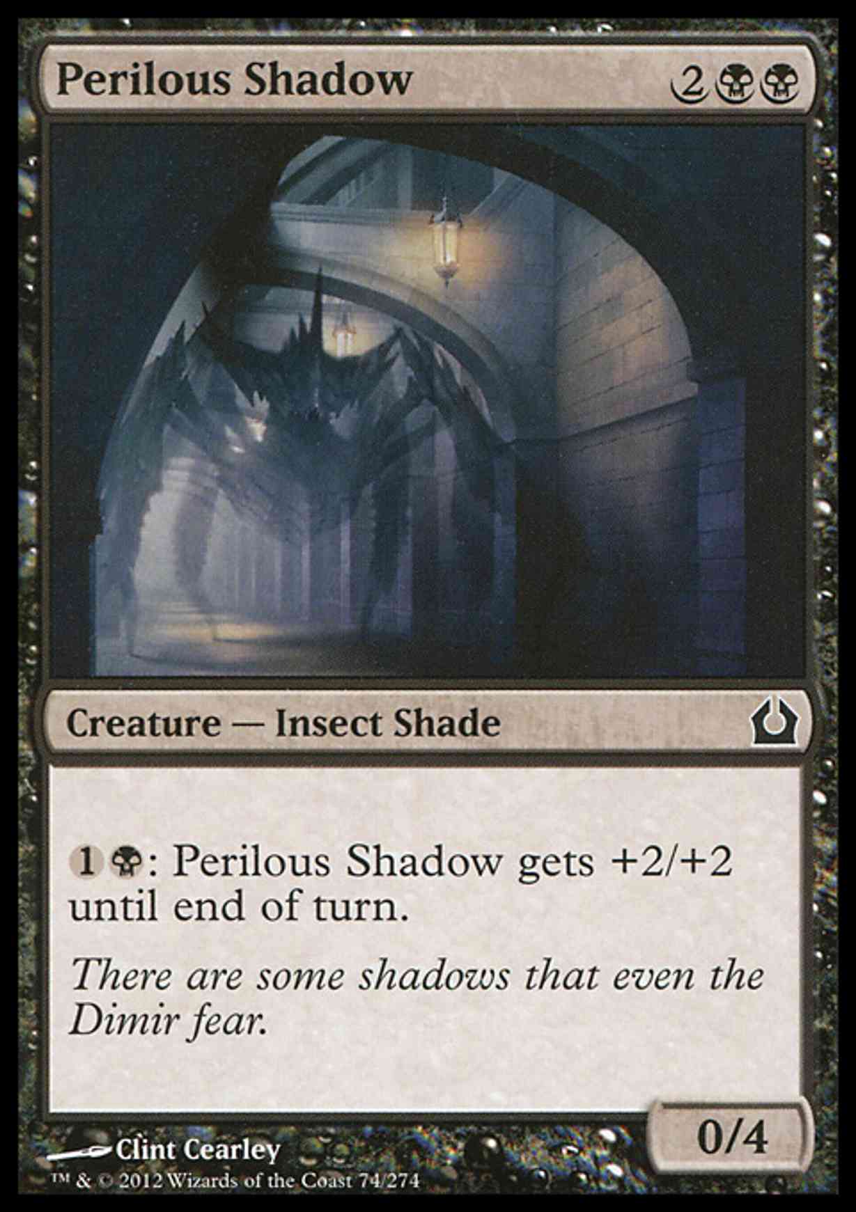 Perilous Shadow magic card front