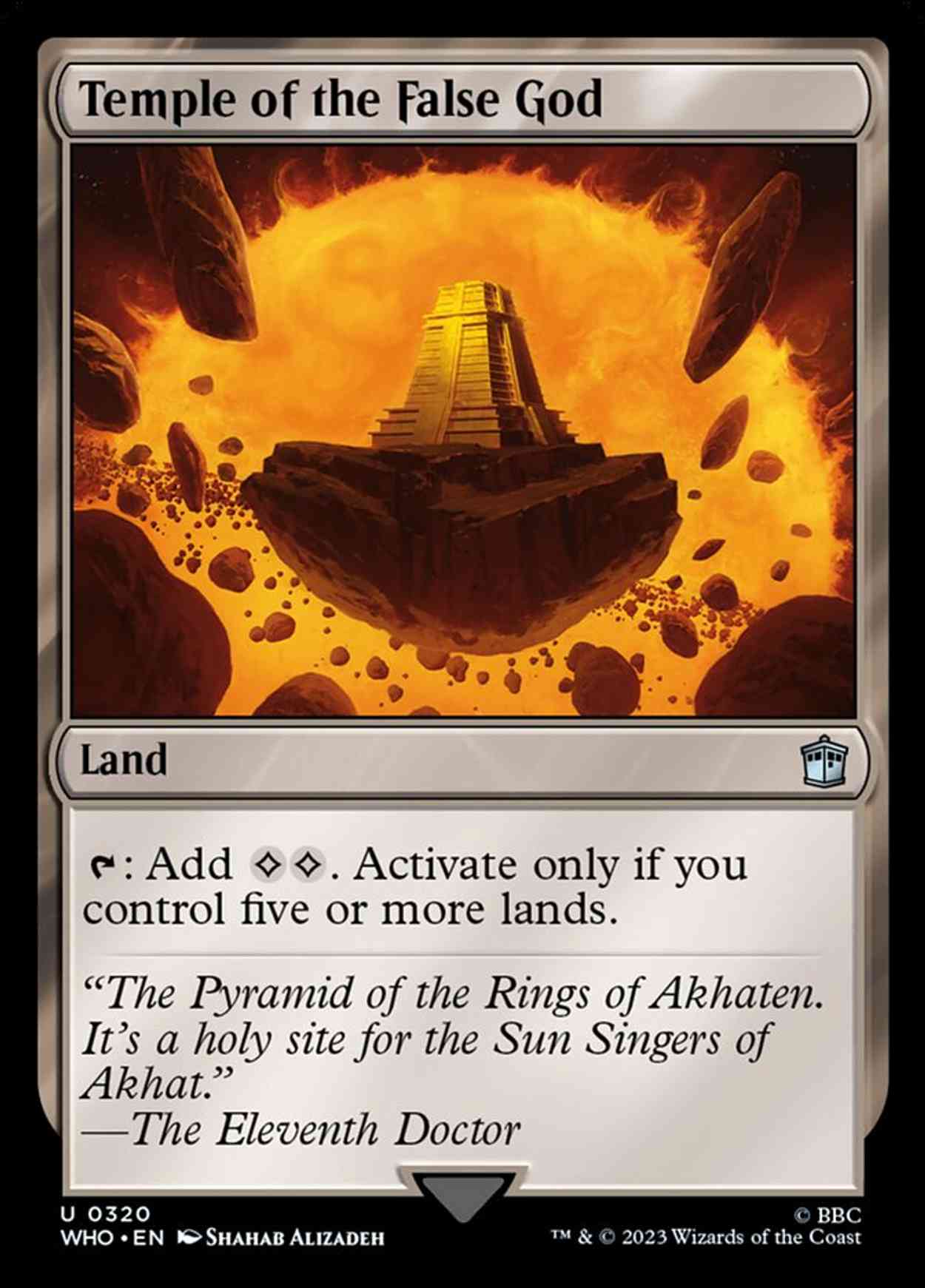 Temple of the False God magic card front