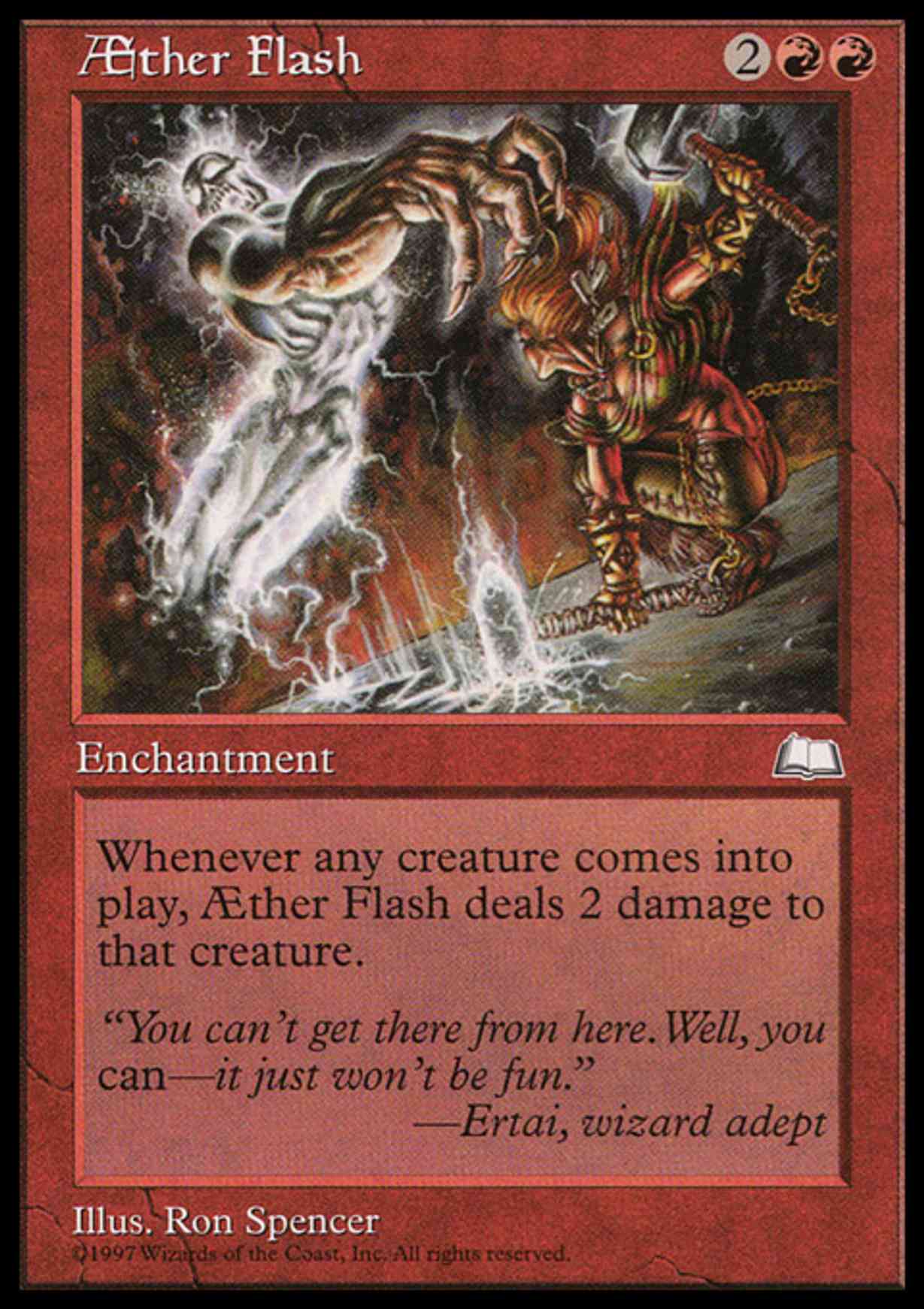 AEther Flash magic card front