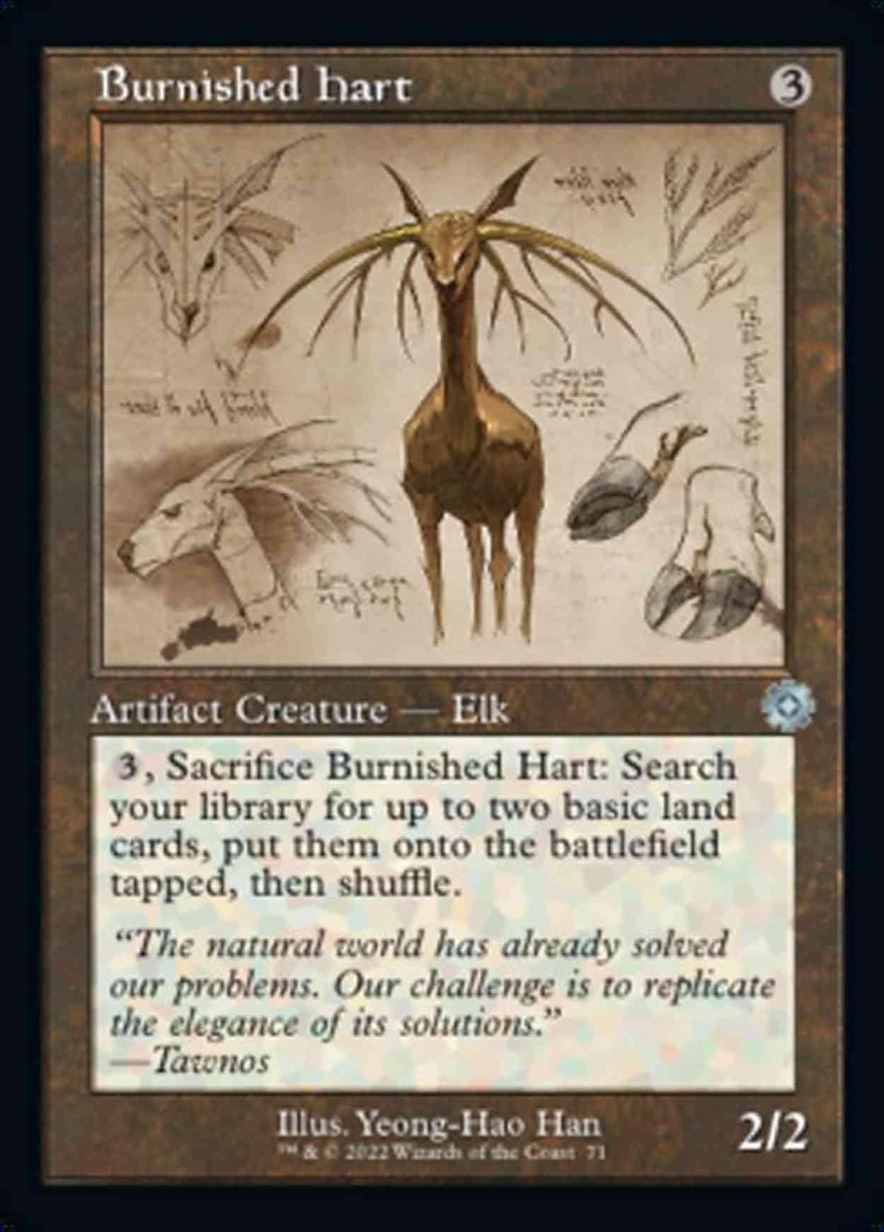 Burnished Hart (Schematic) magic card front
