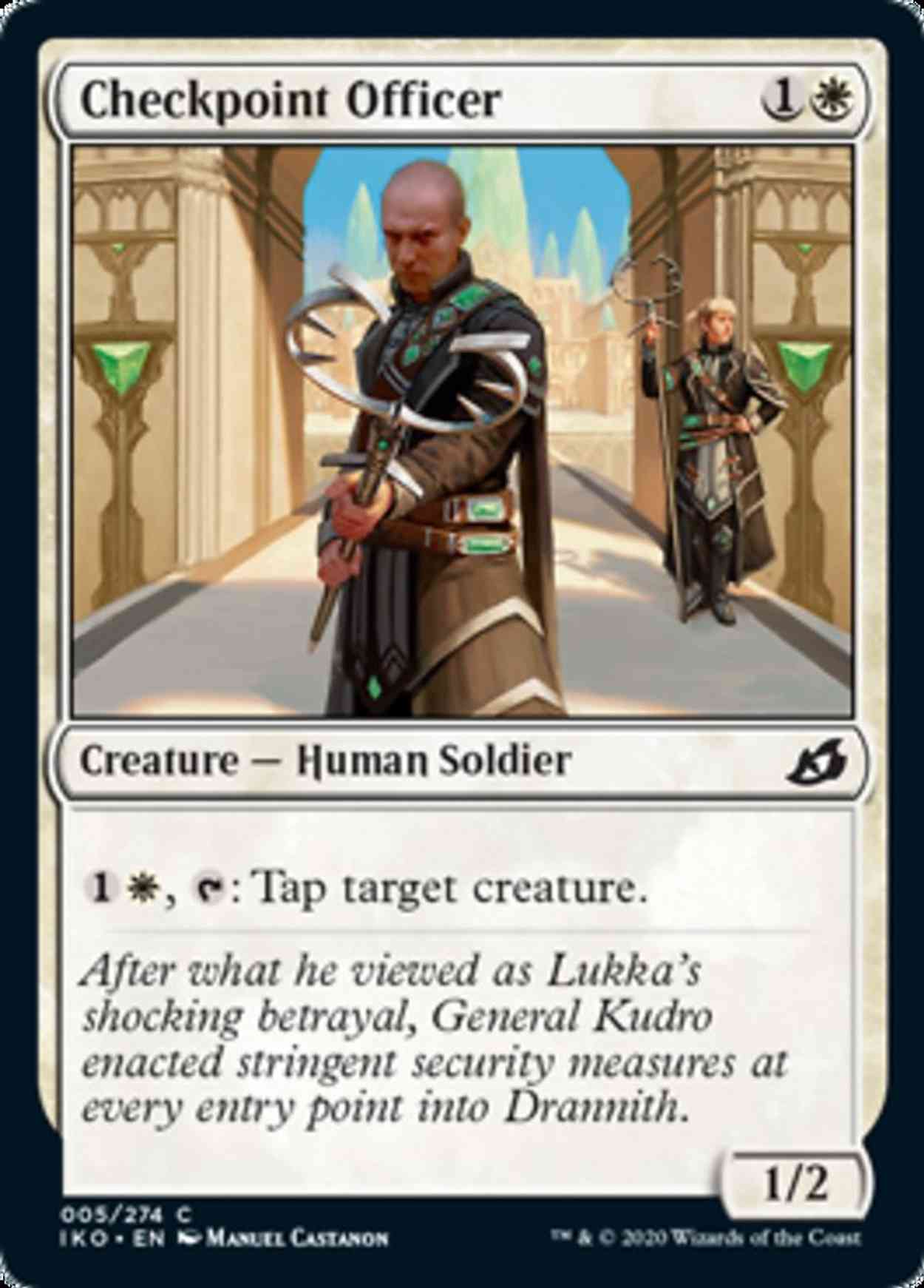 Checkpoint Officer magic card front