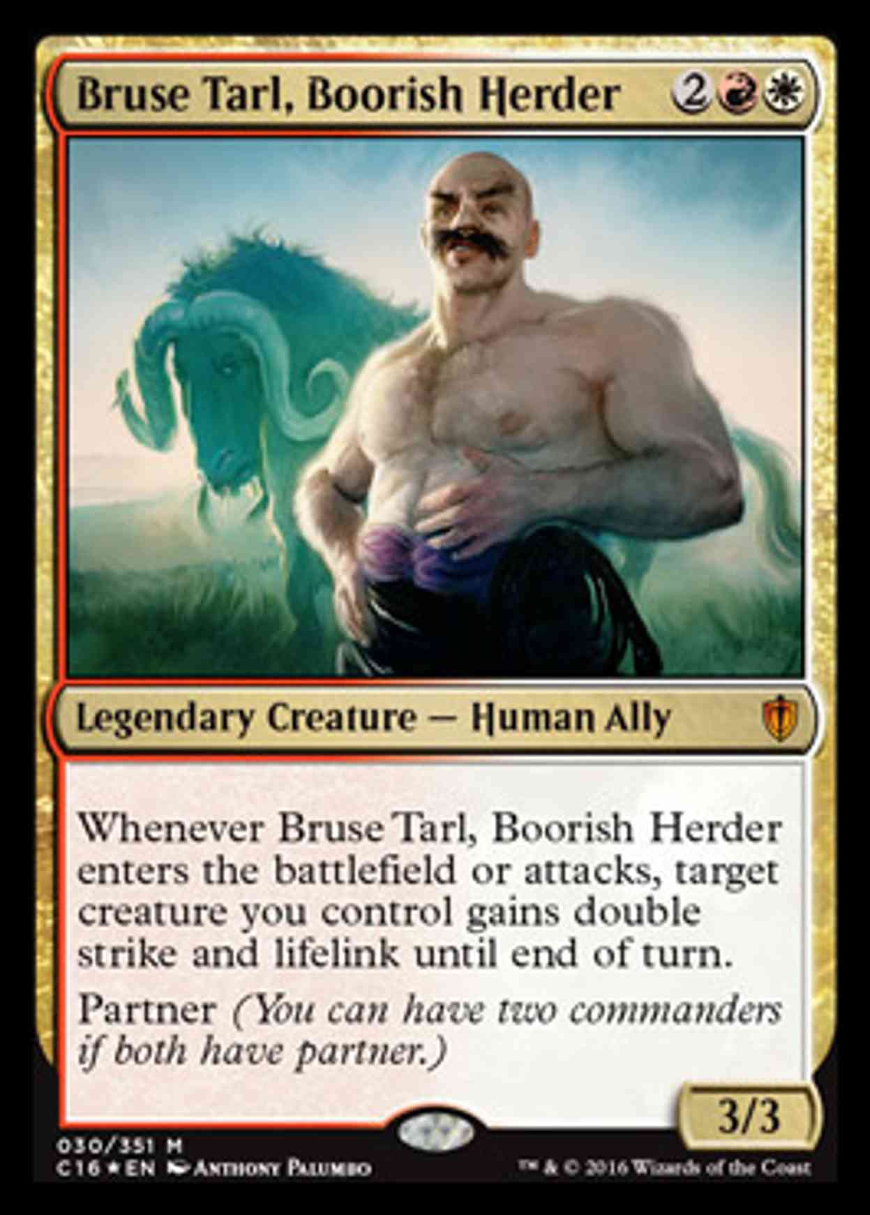Bruse Tarl, Boorish Herder magic card front