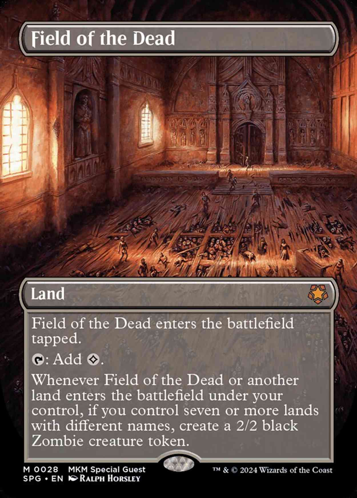 Field of the Dead (Borderless) magic card front