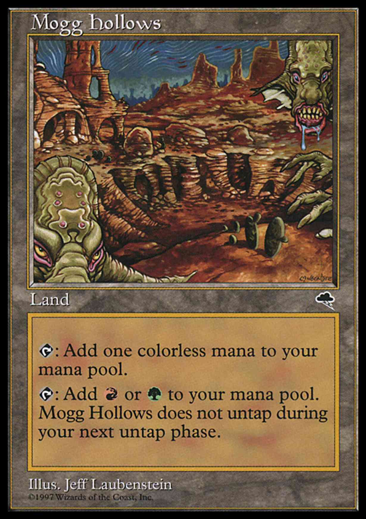Mogg Hollows magic card front