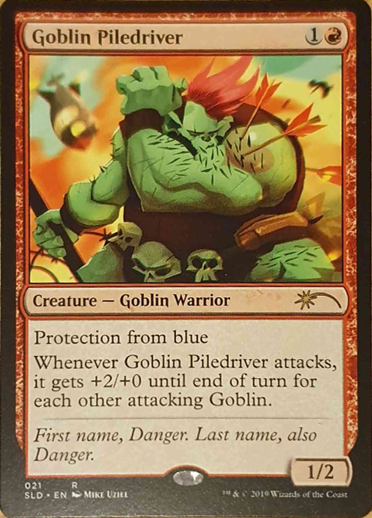 Goblin Piledriver magic card front