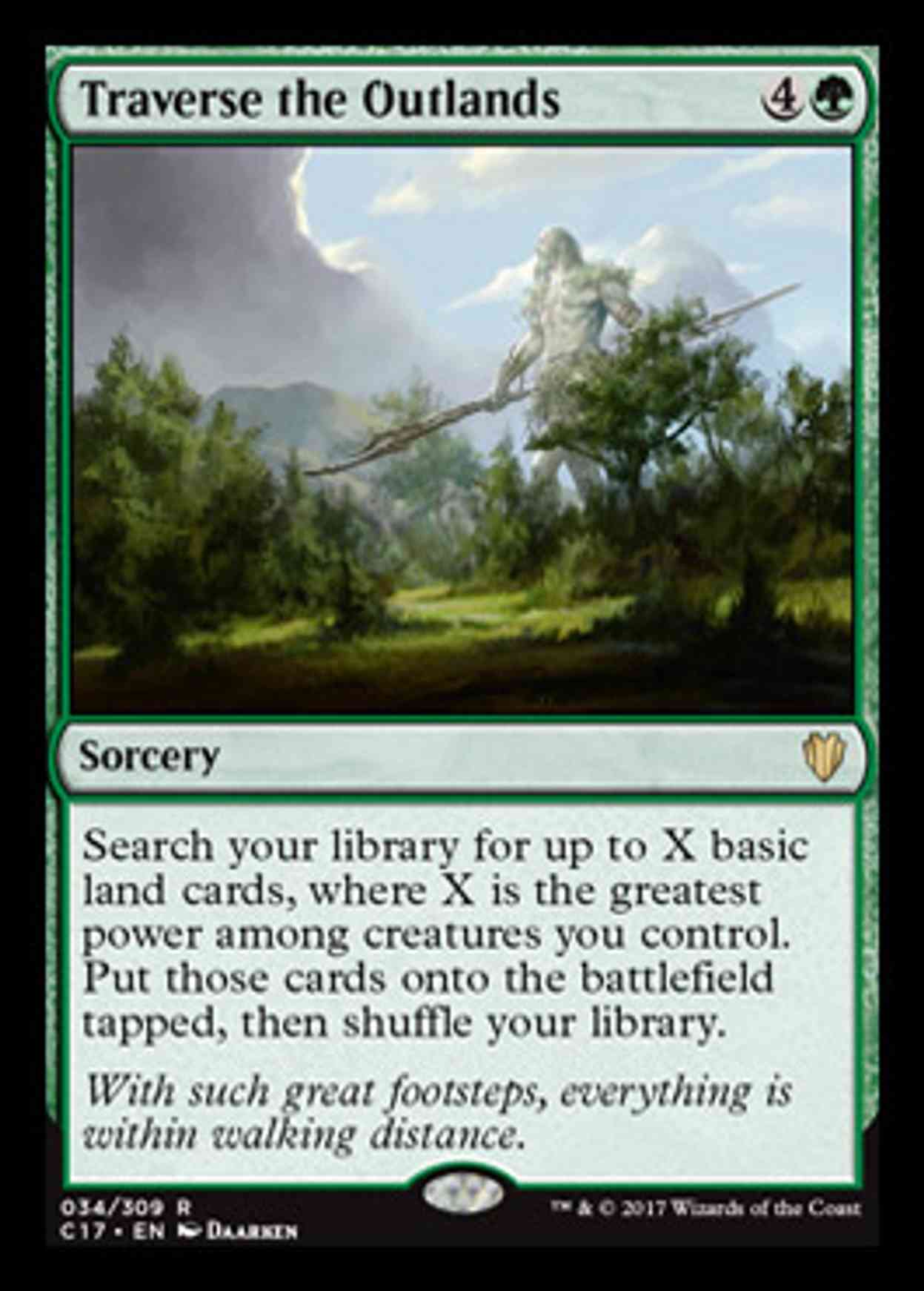 Traverse the Outlands magic card front