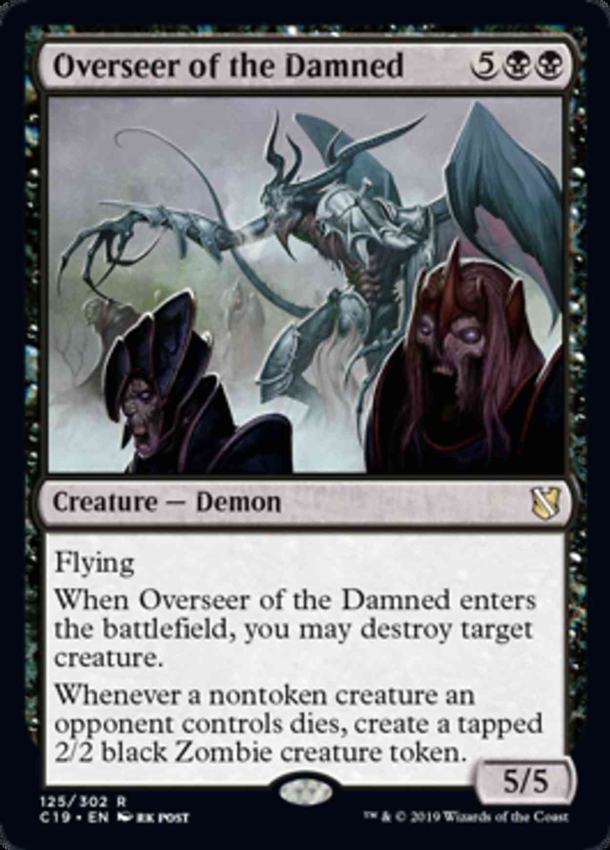 Overseer of the Damned magic card front