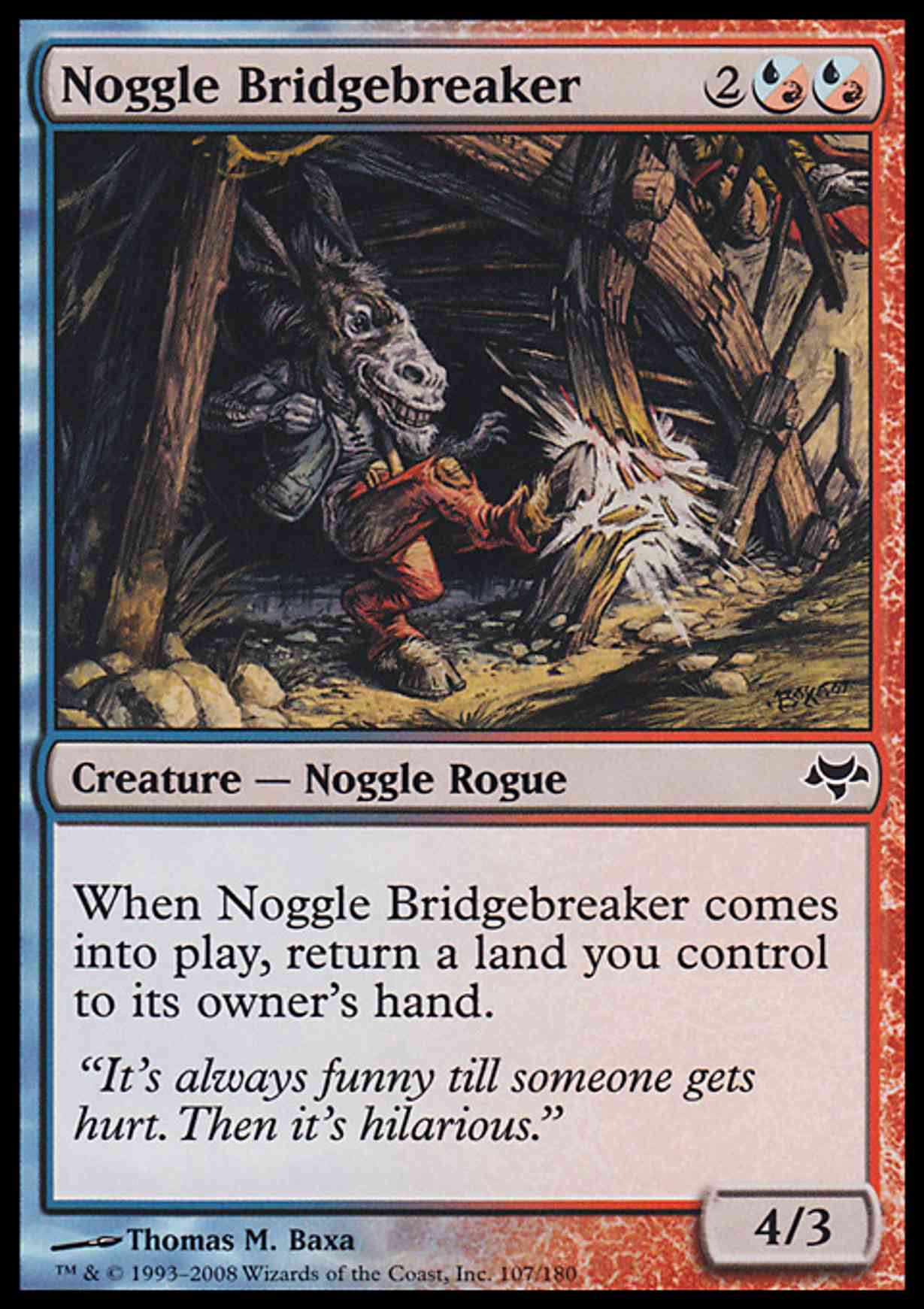 Noggle Bridgebreaker magic card front