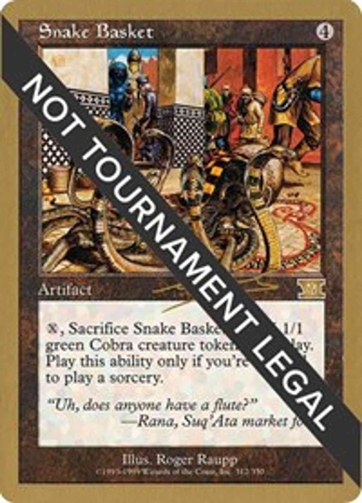 Snake Basket - 2000 Nicolas Labarre (6ED) magic card front