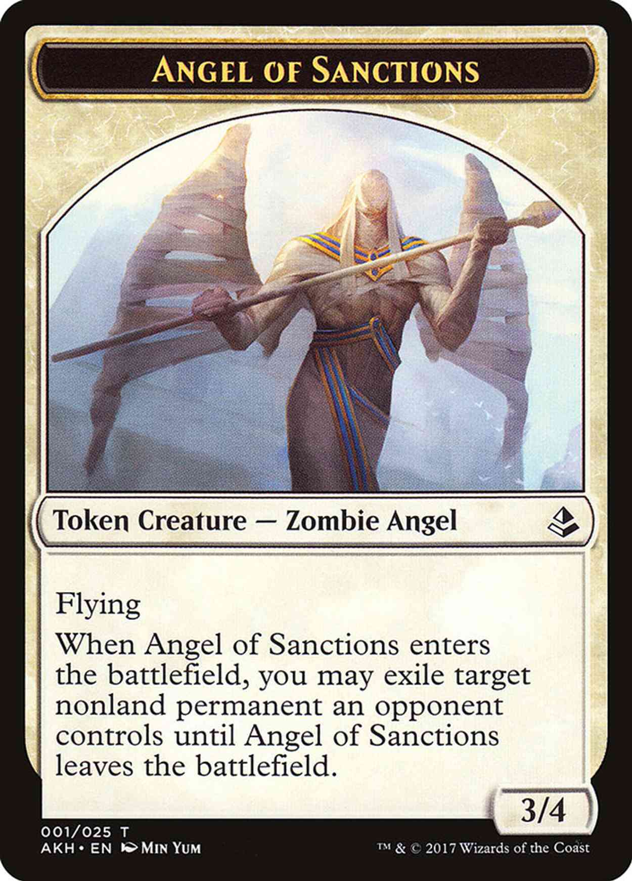 Angel of Sanctions // Drake Token magic card front