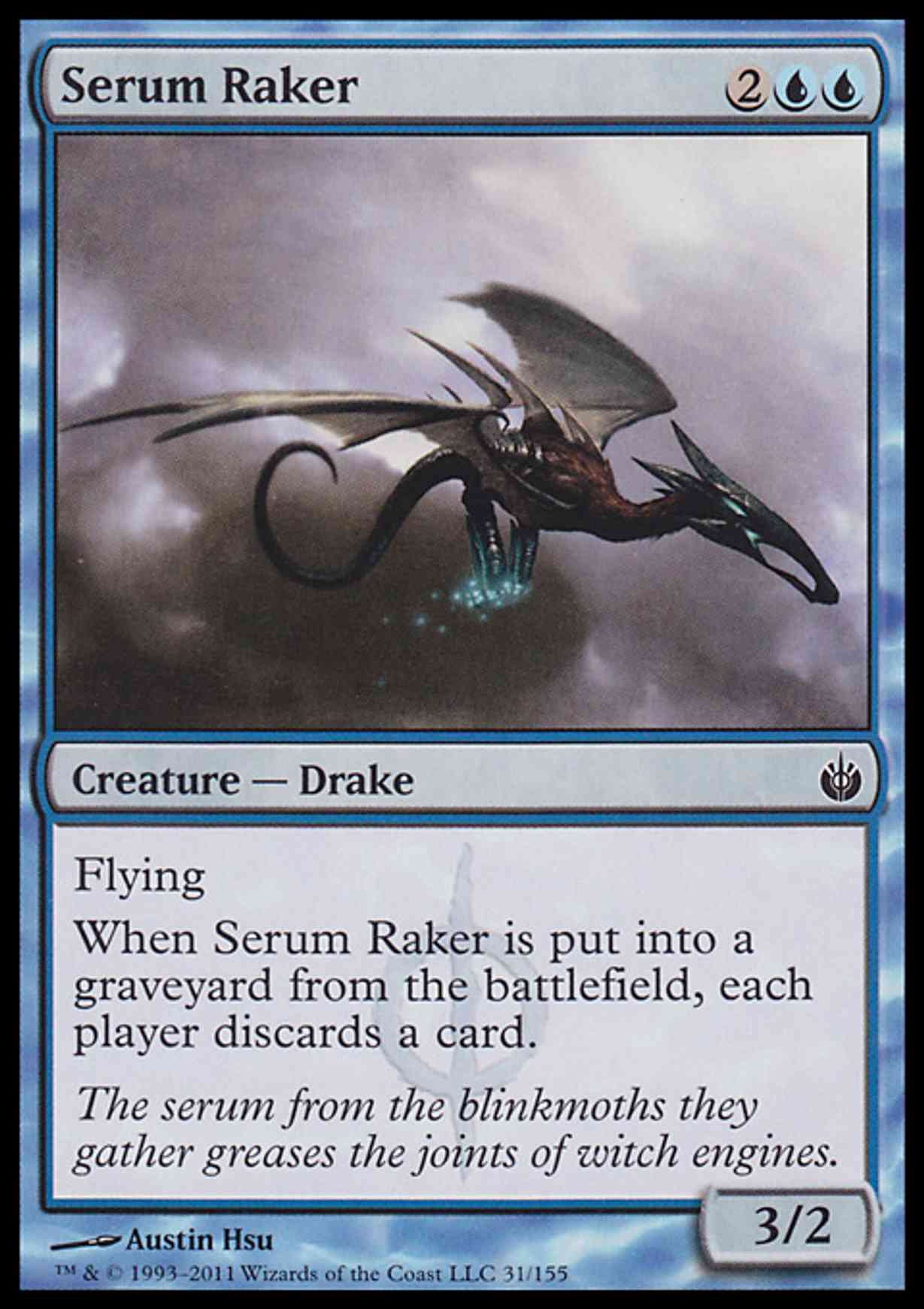 Serum Raker magic card front