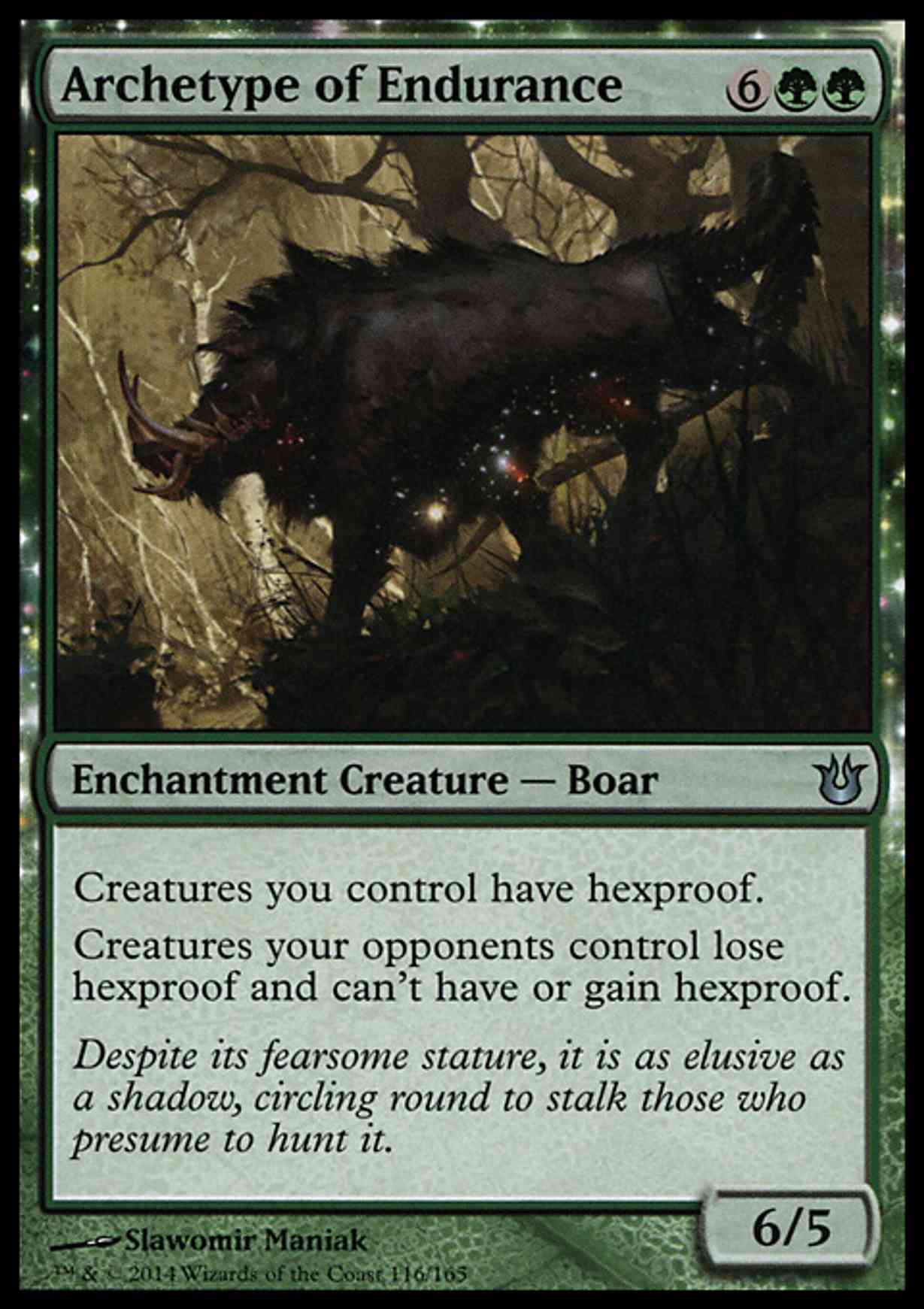 Archetype of Endurance magic card front