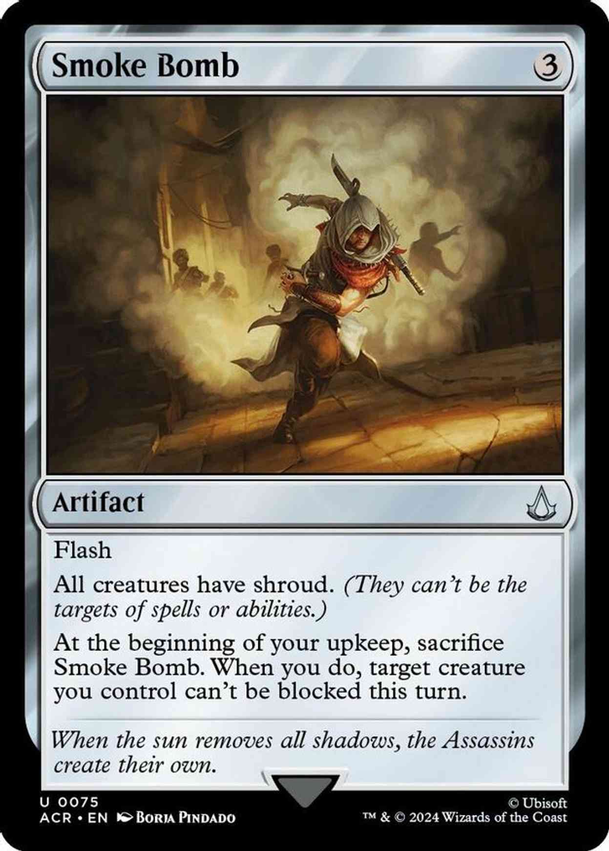 Smoke Bomb magic card front