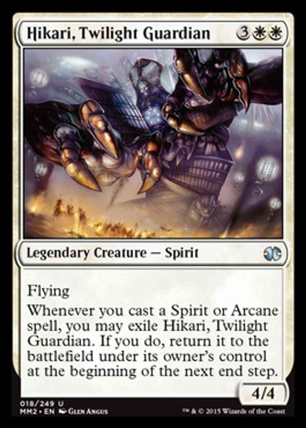 Hikari, Twilight Guardian magic card front