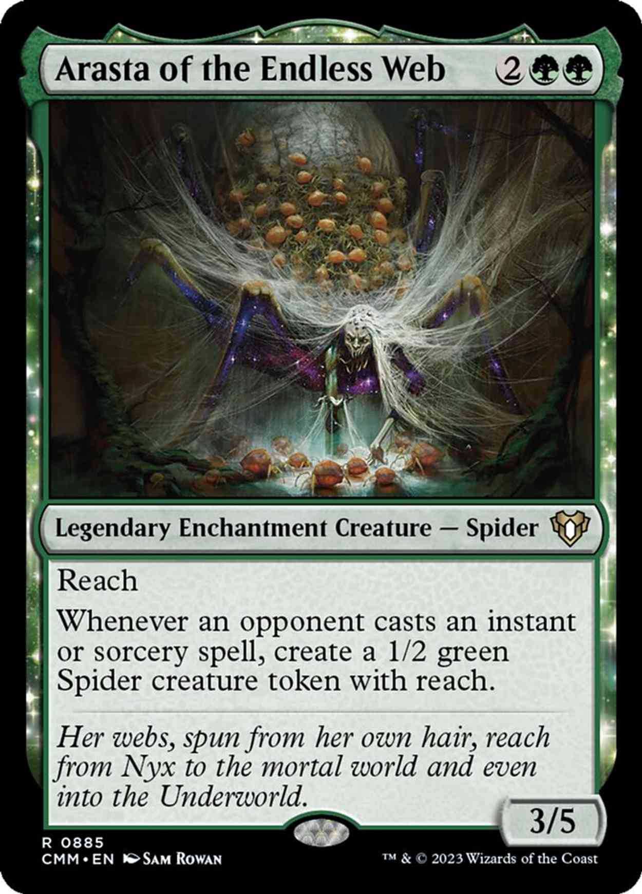 Arasta of the Endless Web magic card front