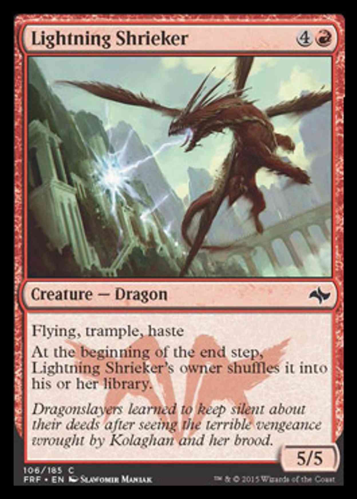 Lightning Shrieker magic card front