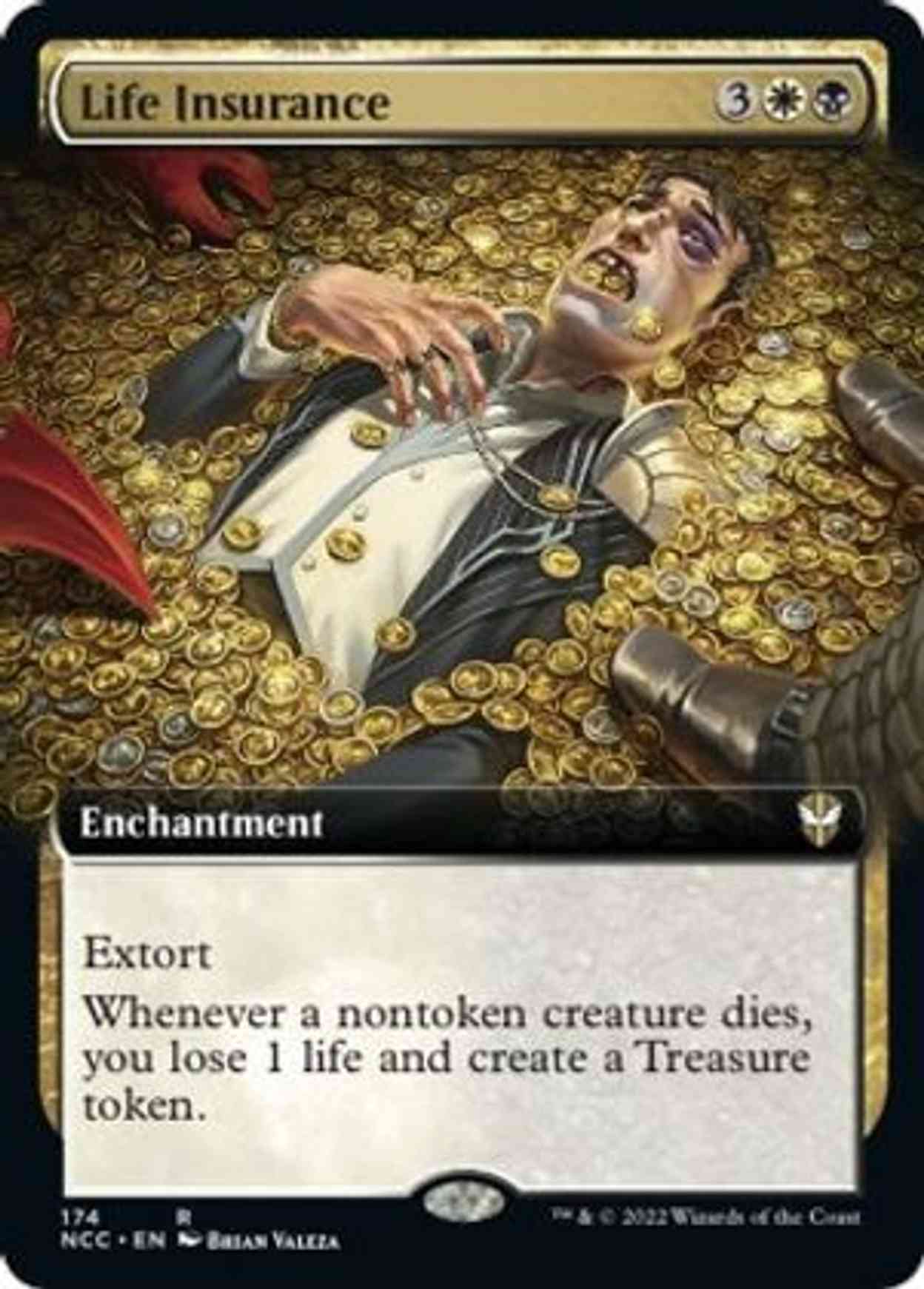 Life Insurance (Extended Art) magic card front