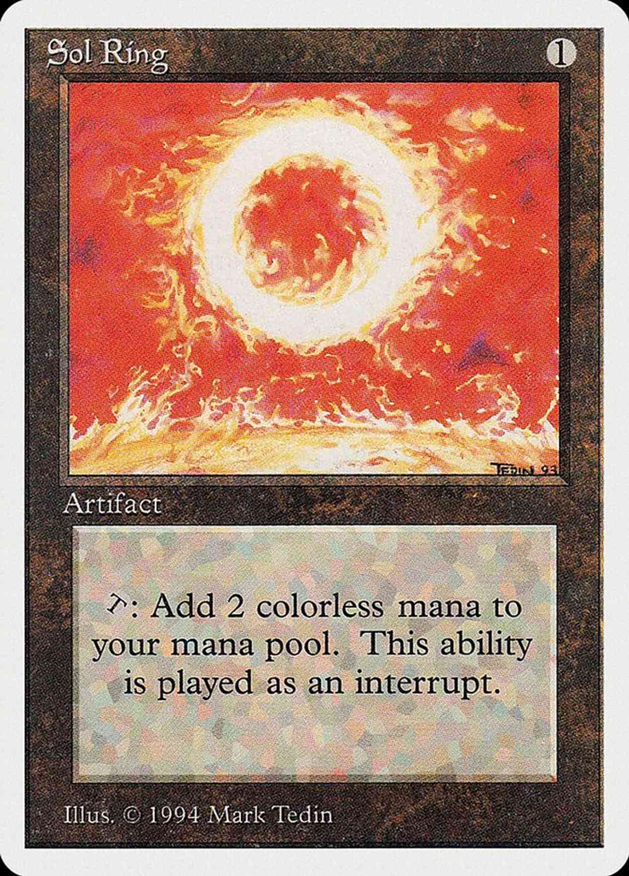 Sol Ring magic card front