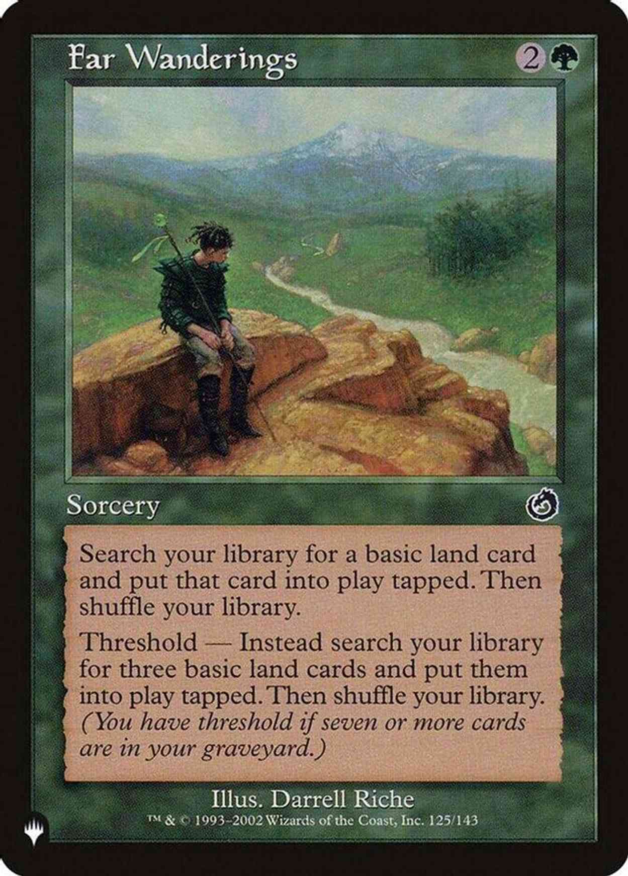 Far Wanderings magic card front