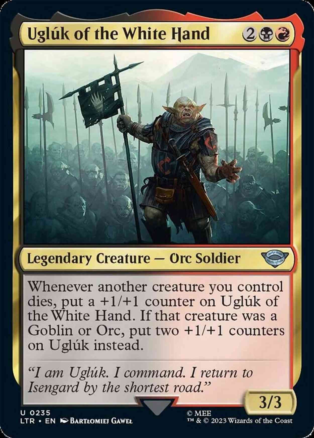 Uglúk of the White Hand magic card front